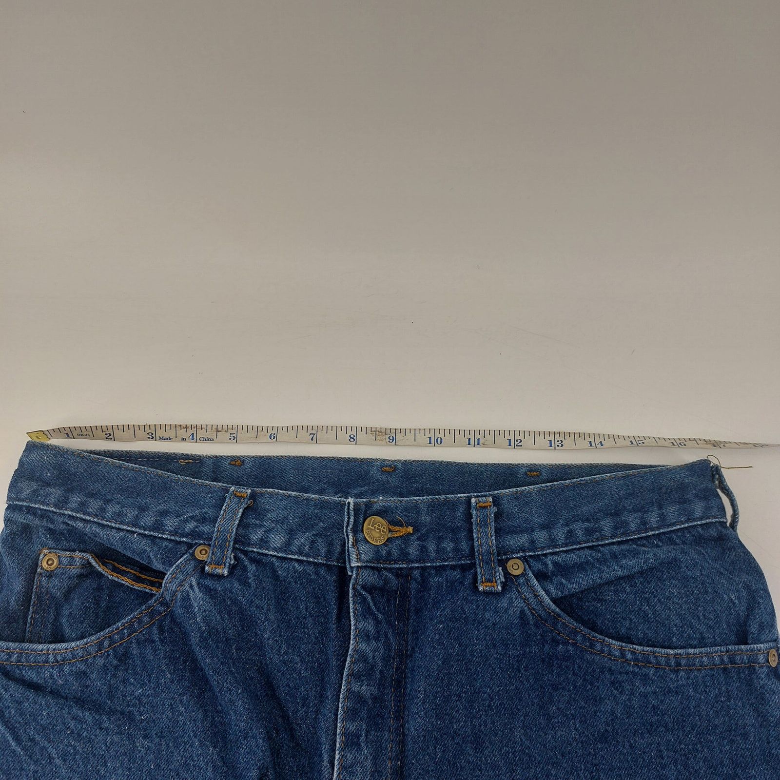 Lee Vintage Lee Men's Blue Denim Jeans Size 36x30 Made in USA Size US 36 / EU 52 - 9 Thumbnail