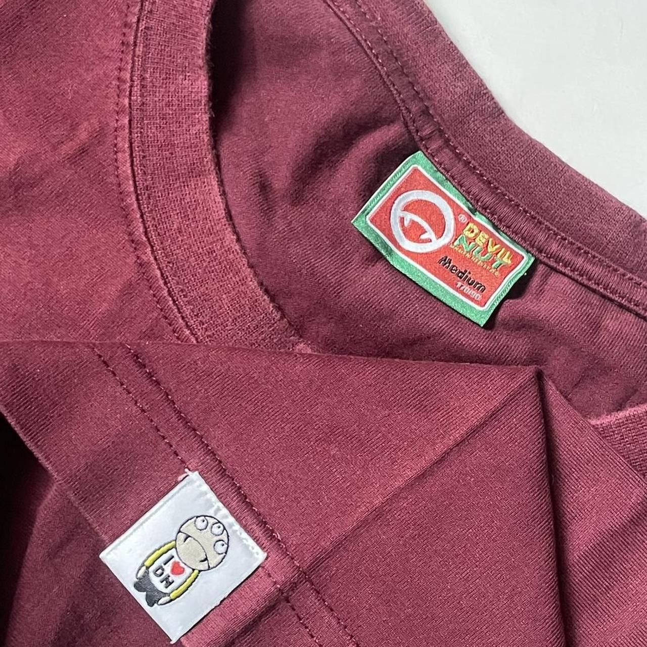 Japanese Brand × Vintage devil nut tee Size US M / EU 48-50 / 2 - 3 Thumbnail