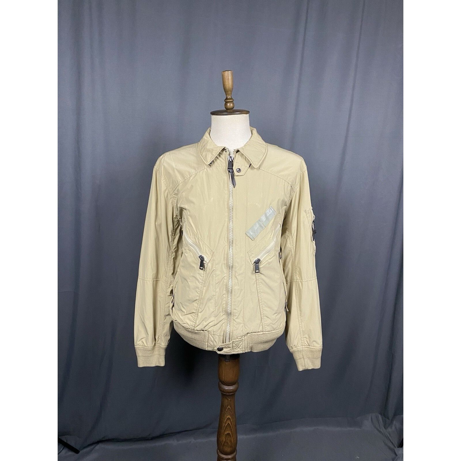 Polo Ralph Lauren Polo Ralph Lauren Men's Beige Nylon Multipocket Bomber Jacke Size US XXL / EU 58 / 5 - 1 Thumbnail