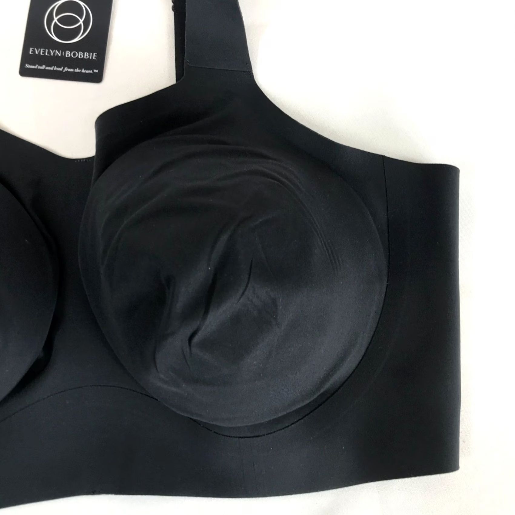 Bobbies EVELYN BOBBIE THE BEYOND BRA BLACK WOMENS 2XL NO WIRE LIFT SHAPING Size ONE SIZE - 2 Thumbnail