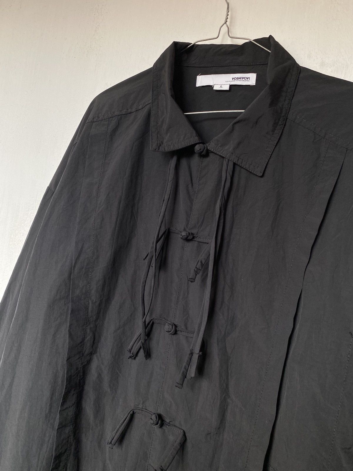 Issey Miyake Yoshiyoyi Nylon Chinese Traditional Style Shirt Size US L / EU 52-54 / 3 - 5 Thumbnail