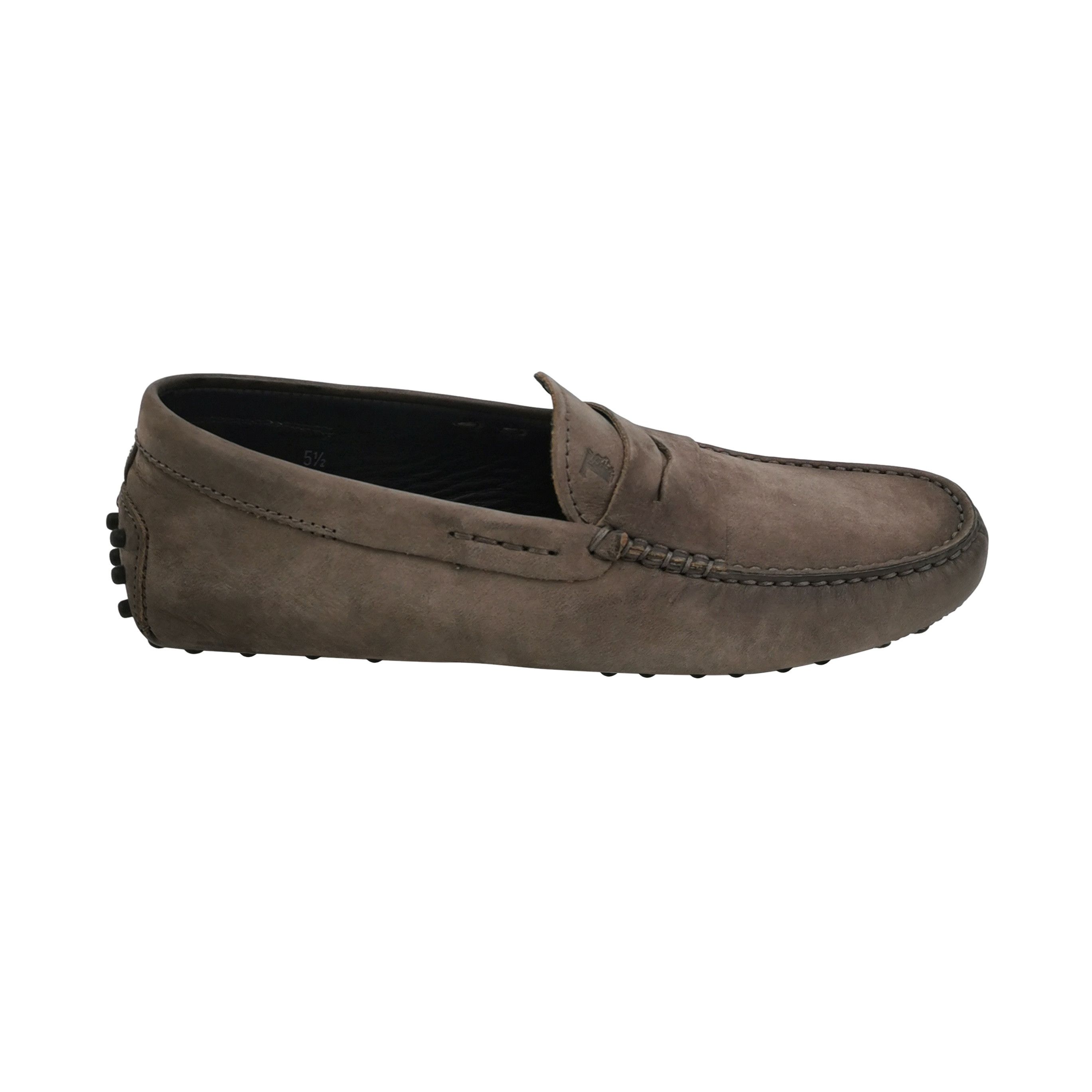 Tod's Tod's Nubuck Leather Gommino Loafers US 6.5 Size US 6 / EU 39 - 1 Thumbnail