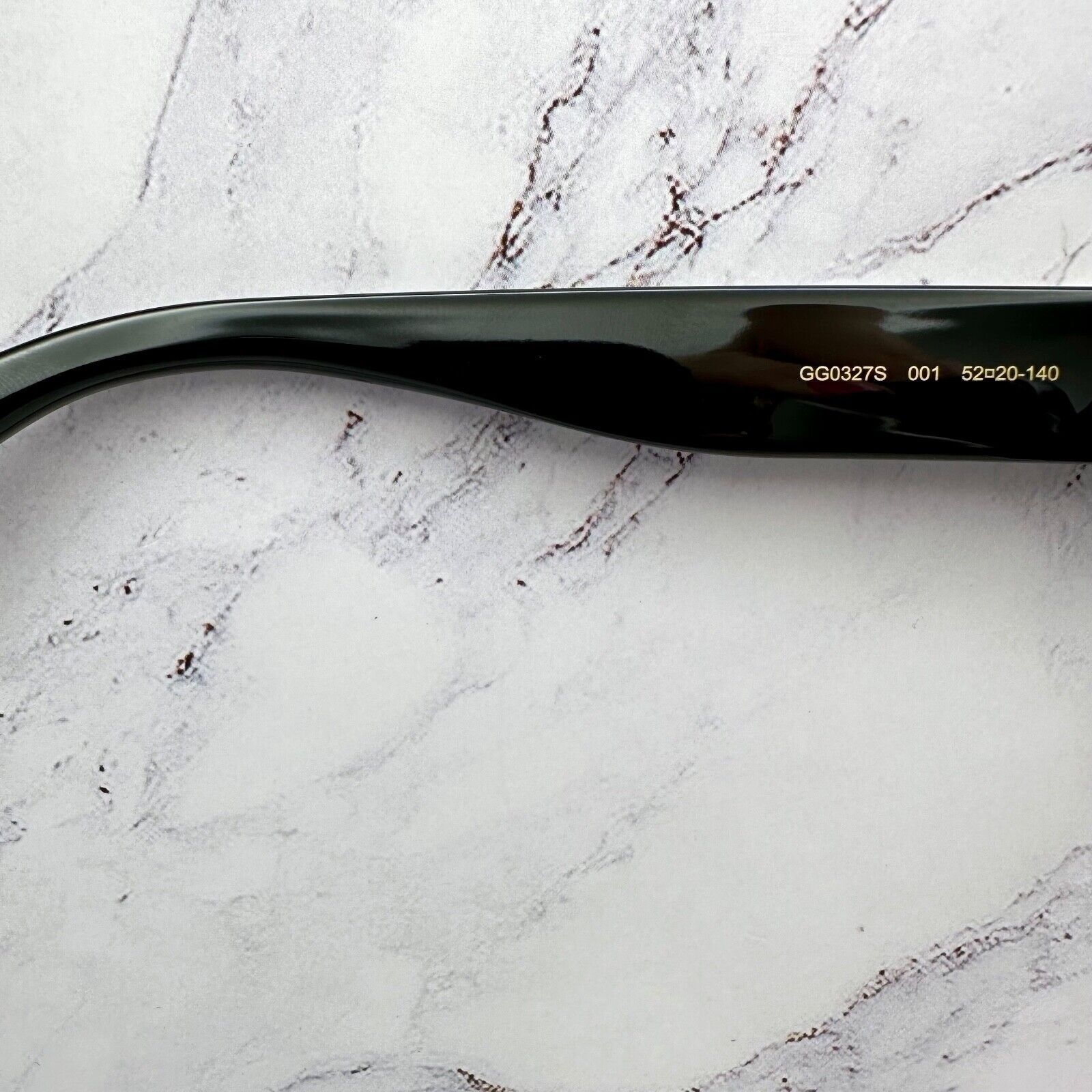 Gucci New Gucci Sunglasses Black Cat Eye Gold GG Metal Logo Size ONE SIZE - 6 Thumbnail