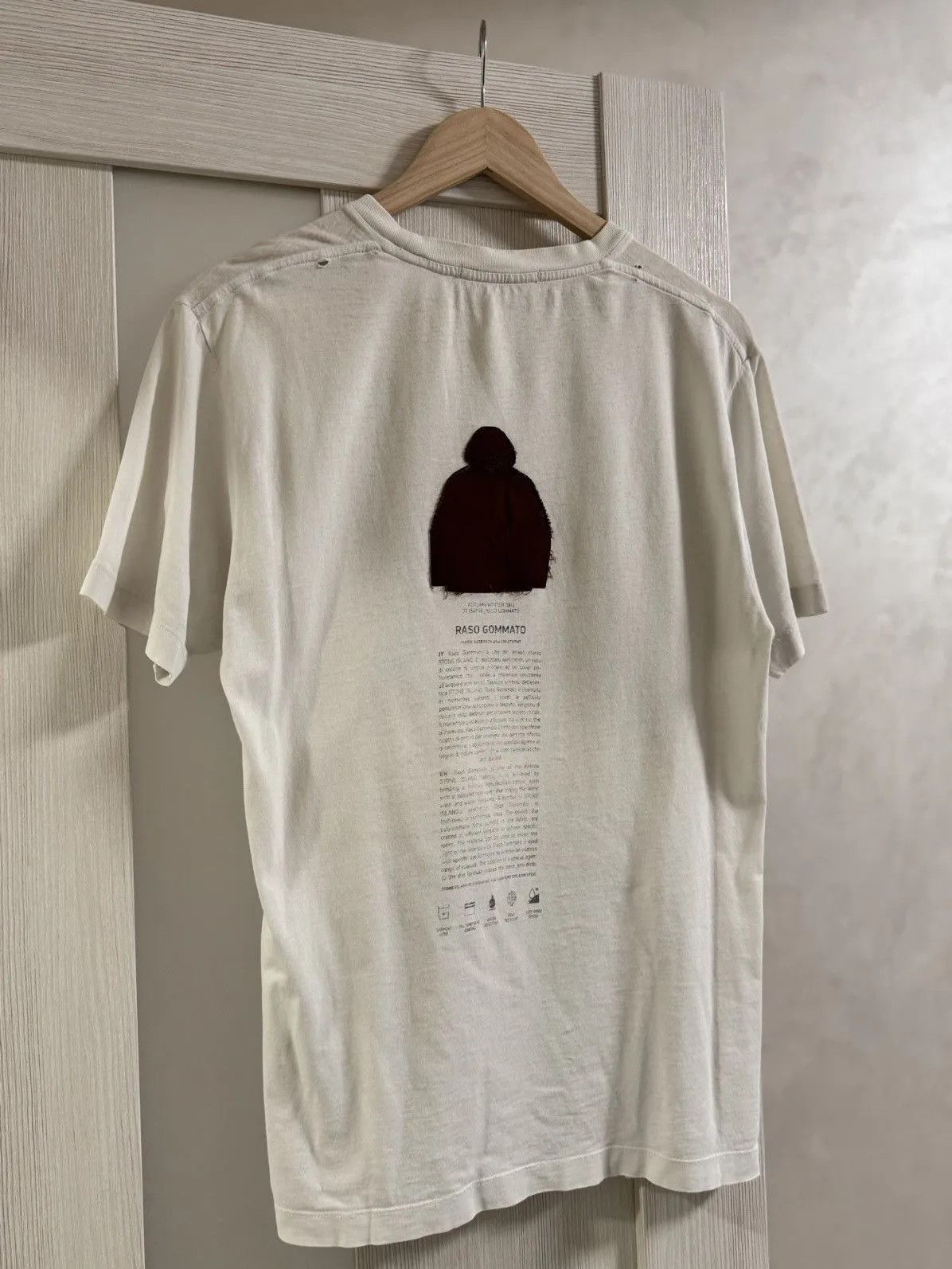 Stone Island Vintage T-shirt Stone Island Archivo Raso Gammato faded Size US S / EU 44-46 / 1 - 12 Thumbnail