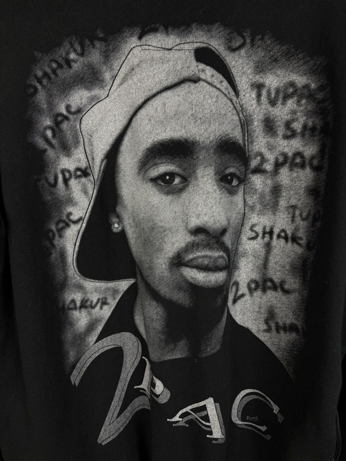 Band Tees 90s Tribal 2Pac Rap Hip Hop Black Vintage Hoodie Size L Size US L / EU 52-54 / 3 - 7 Thumbnail
