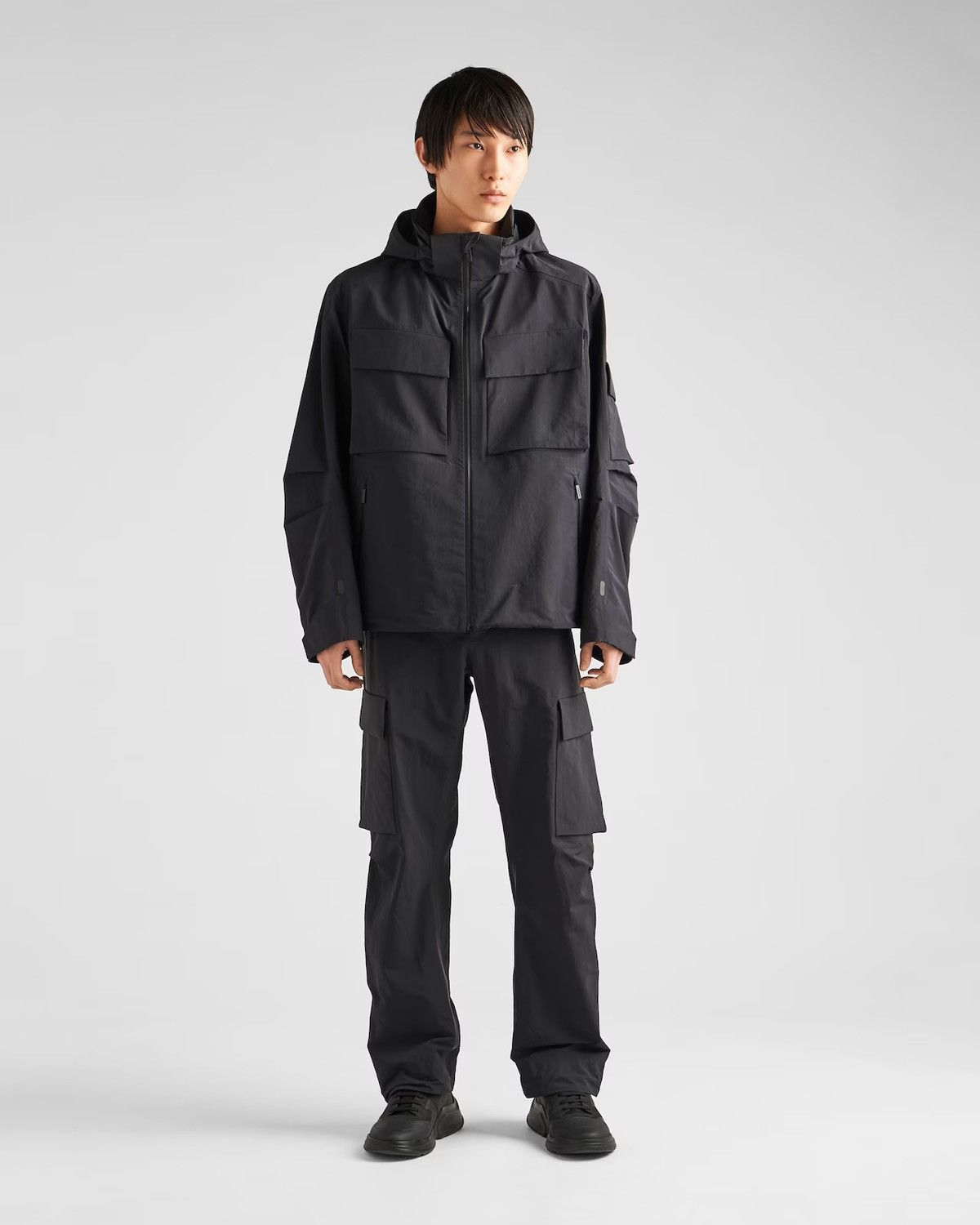 Prada $4k Prada Light technical fabric windbreaker Size US L / EU 52-54 / 3 - 3 Thumbnail
