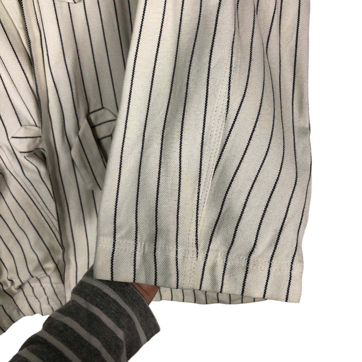 Japanese Brand Biker Chore Hickory Jacket Junko Shimada Japan Issey Miyake Size US M / EU 48-50 / 2 - 16 Thumbnail