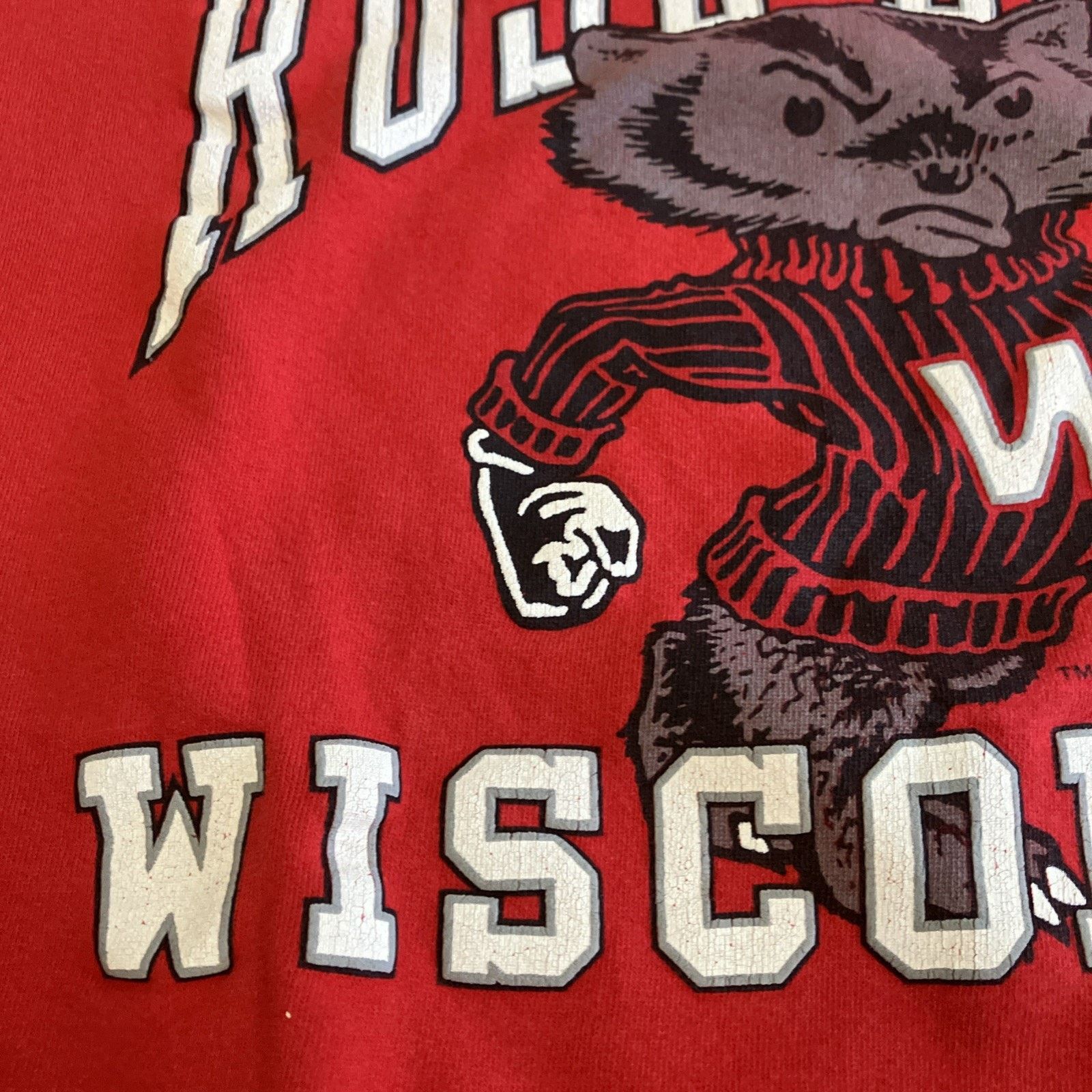 Other Vtg Wisconsin Badgers Sweatshirt Mens Large Red Rose Bowl Size US L / EU 52-54 / 3 - 11 Thumbnail
