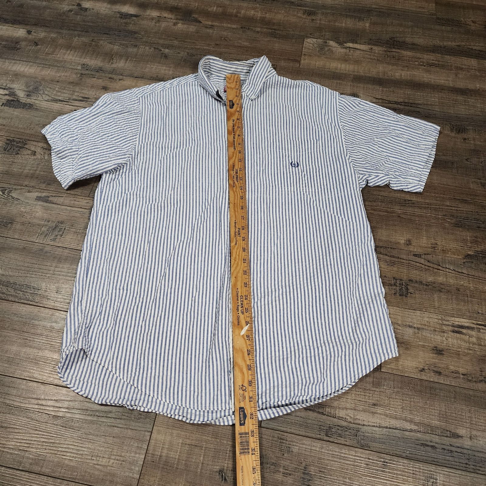 Chaps Chaps seersucker mens short sleeve button up shirt L 2339 Size US L / EU 52-54 / 3 - 2 Thumbnail