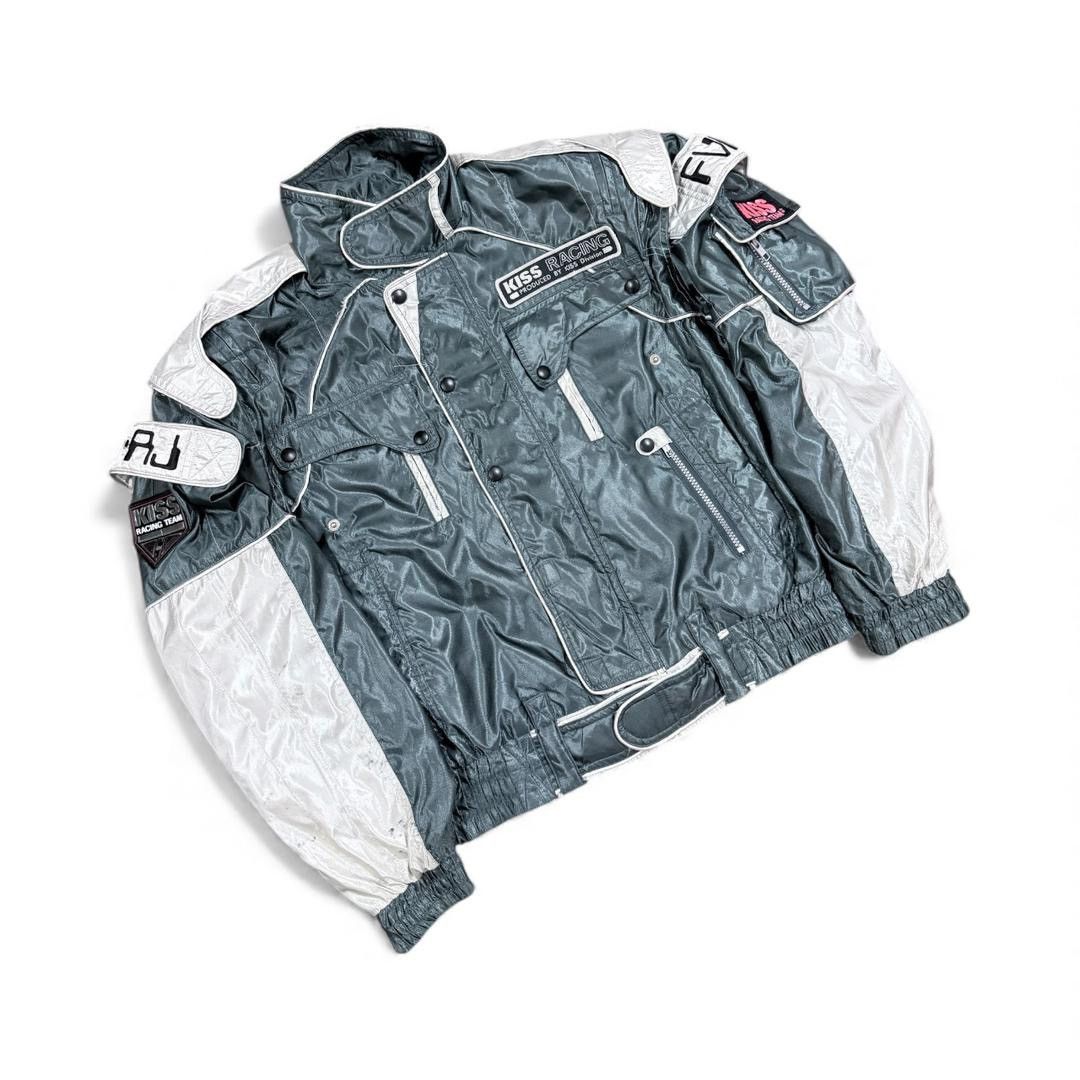 KISS VTG💥Kiss Racing Team Ridding Jacket Sport Specialist Motor Size US L / EU 52-54 / 3 - 8 Thumbnail