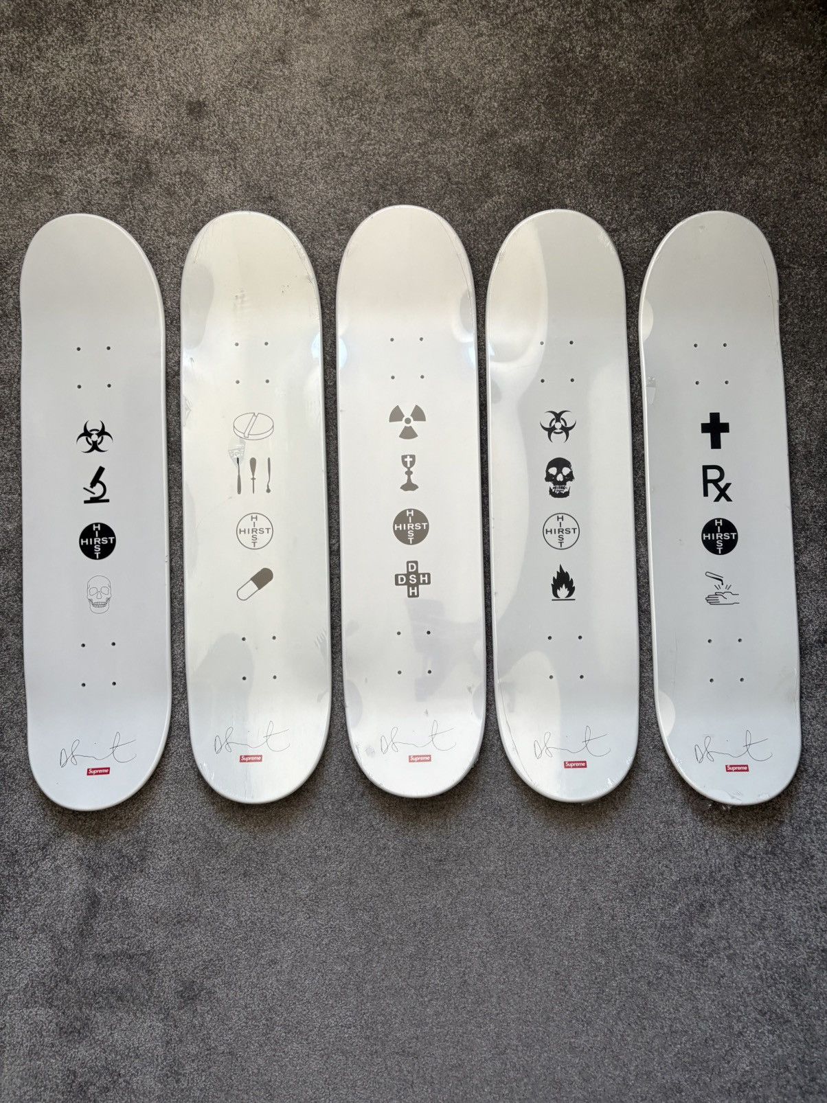 Damien Hirst × Supreme Supreme x Damien Hirst 2009 Spots Skateboard Deck Full Set Size ONE SIZE - 15 Thumbnail