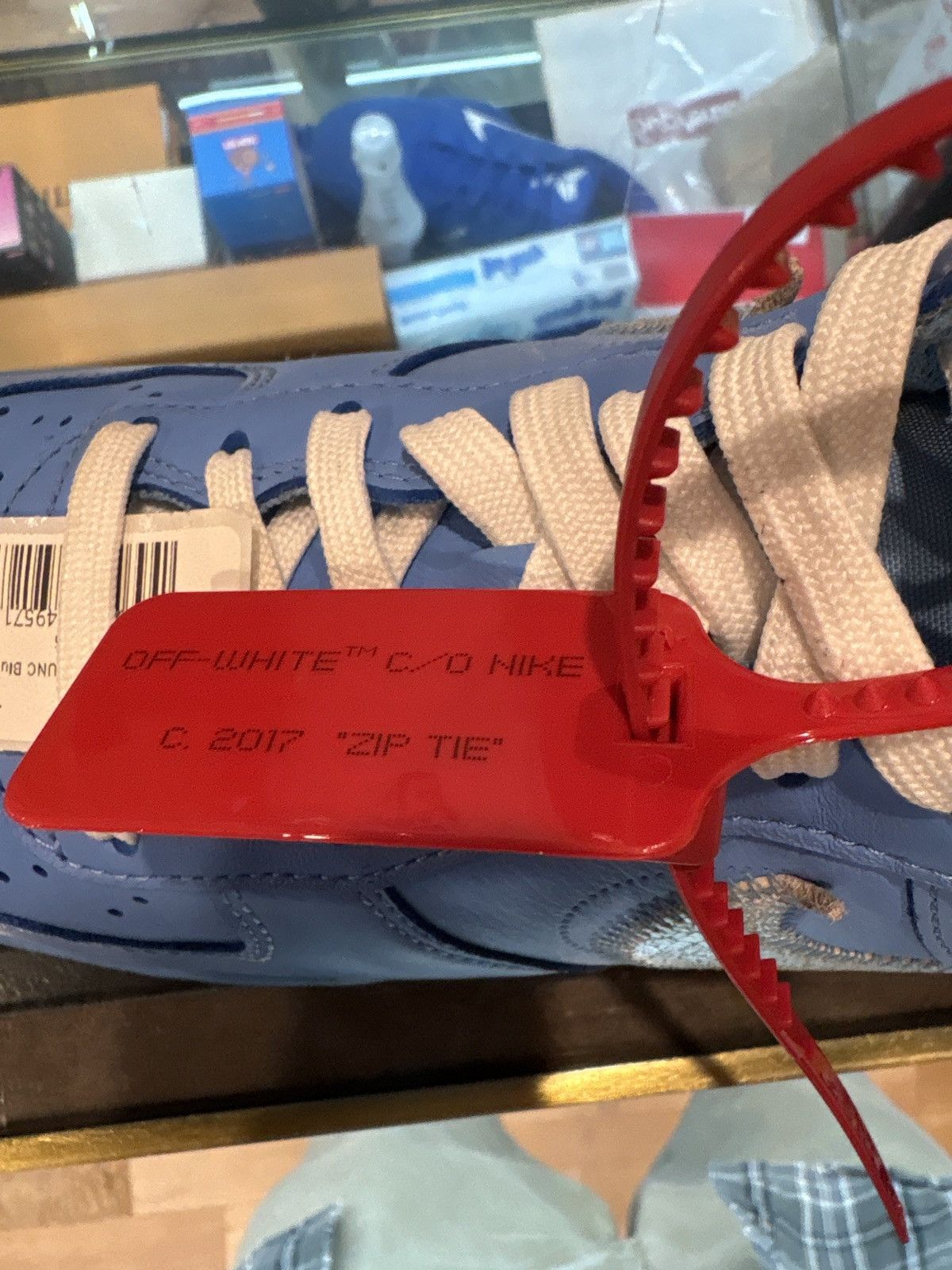 Nike × Off-White Air Force 1 Off-White MCA UNC Blue Clean RB Size 10.5 Size US 10.5 / EU 43-44 - 7 Thumbnail