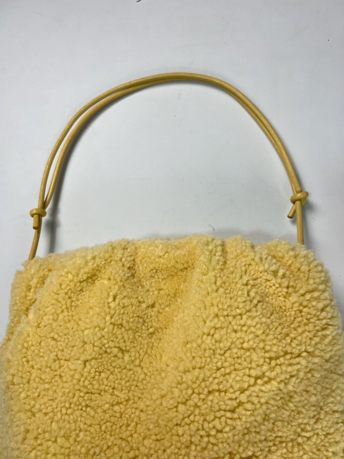 Bottega Veneta BOTTEGA VENETA RUNWAY SHEARLING SQUID BAG SZ:OS Size ONE SIZE - 5 Thumbnail
