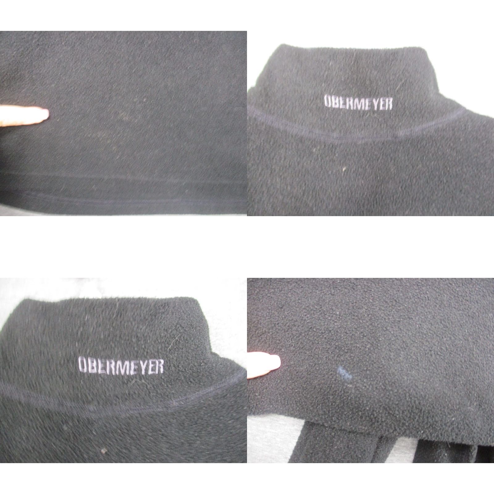 Obermeyer VINTAGE Obermeyer Fleece 1/4 Zip Pullover Ski XL Black Mens USA Size US XL / EU 56 / 4 - 8 Thumbnail