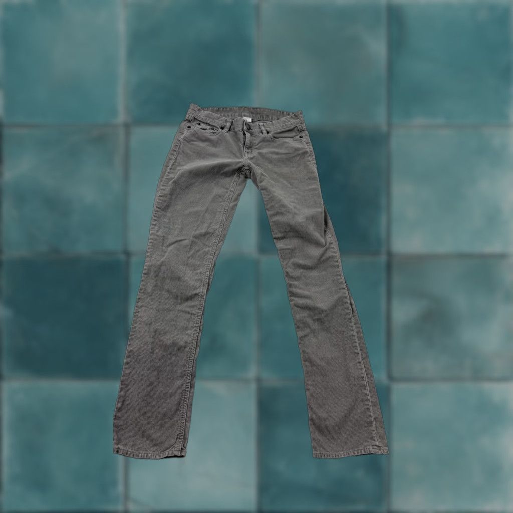 J.Crew J.Crew Pants Womens 24S Gray City Fit Corduroy Straight Leg Chino Petite Casual Size 42" / US 20 - 1 Thumbnail