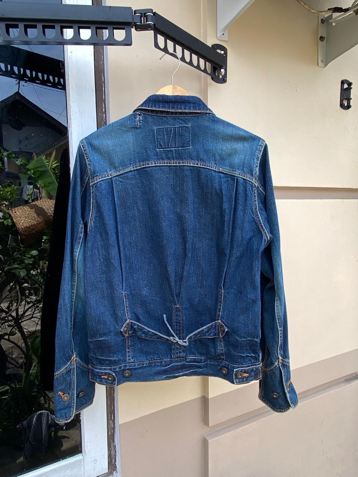 Japanese Brand Field Denim Jacket Selvedge LOST DESSAU Size US M / EU 48-50 / 2 - 2 Thumbnail
