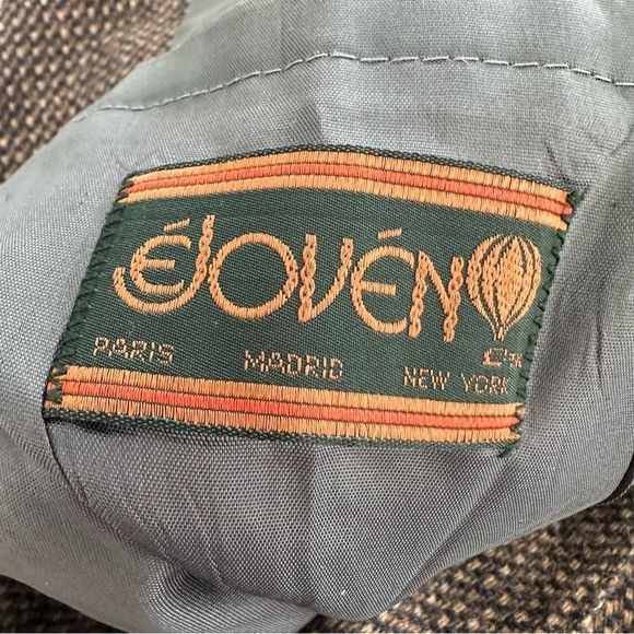 Vintage Vintage Ejoven Wool Men's Textured Blazer With Suede Elbow P Size 42R - 5 Thumbnail