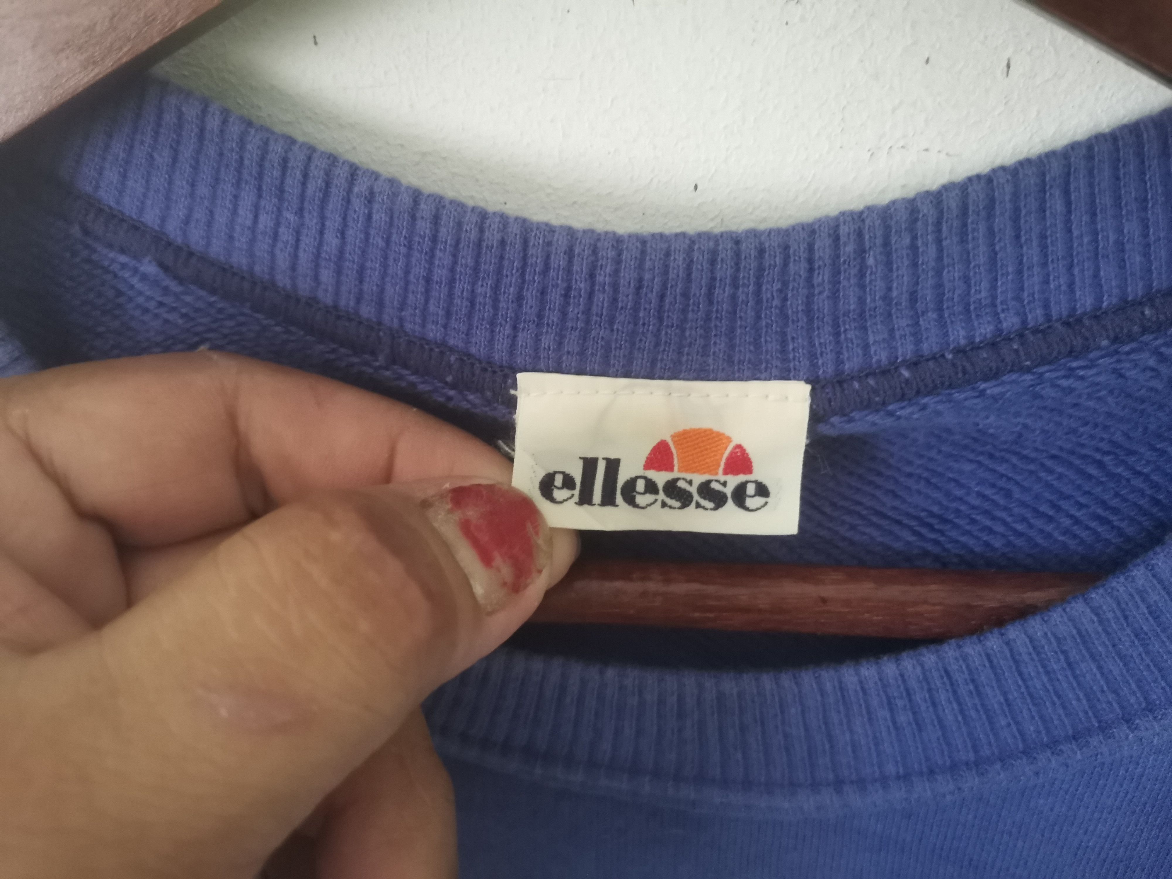 Ellesse × Vintage Rare Vintage Ellesse sweatshirt purple colour Size M / US 6-8 / IT 42-44 - 5 Thumbnail