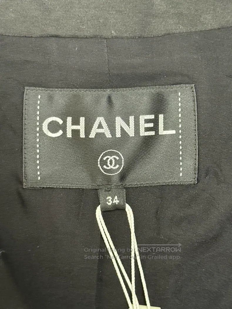 Chanel Chanel Metropolitan Series Black Gold-plated Jacket Size XXS / US 00 / IT 34 - 7 Thumbnail