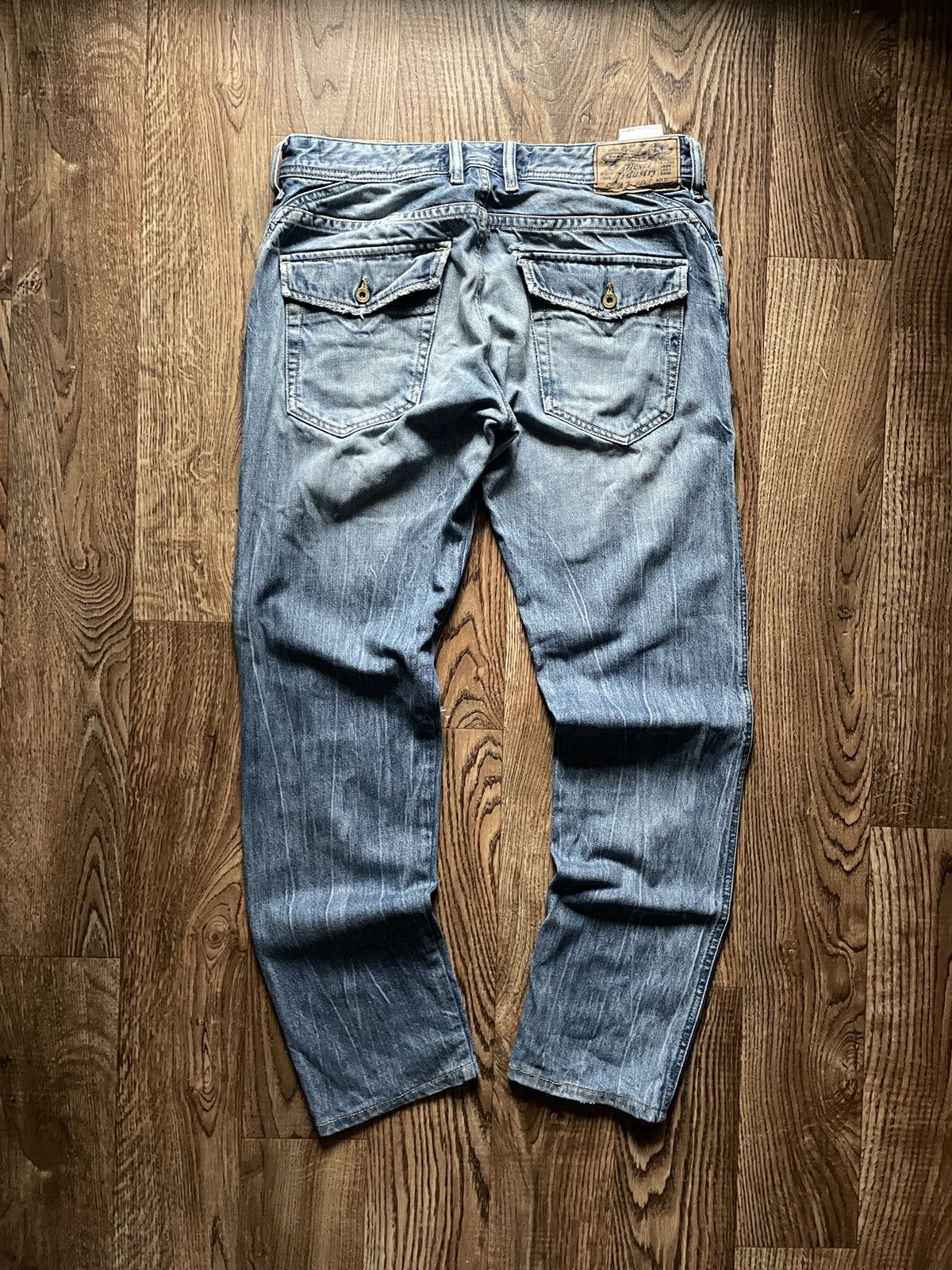 Diesel Y2K Diesel RUKY Jeans Boot Cut Button Fly Distressed Size US 32 / EU 48 - 2 Thumbnail