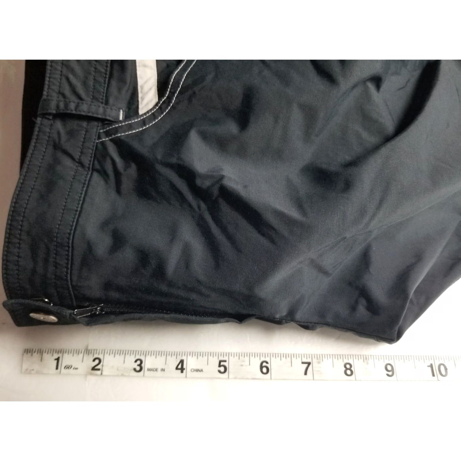 Vintage Louis Castel Women's Pants Dark Gray Size 31x28 Chino Straight Pockets Comfort Easy Care Seasonal Holiday Sports Size 24" / US 00 / IT 34 - 4 Thumbnail