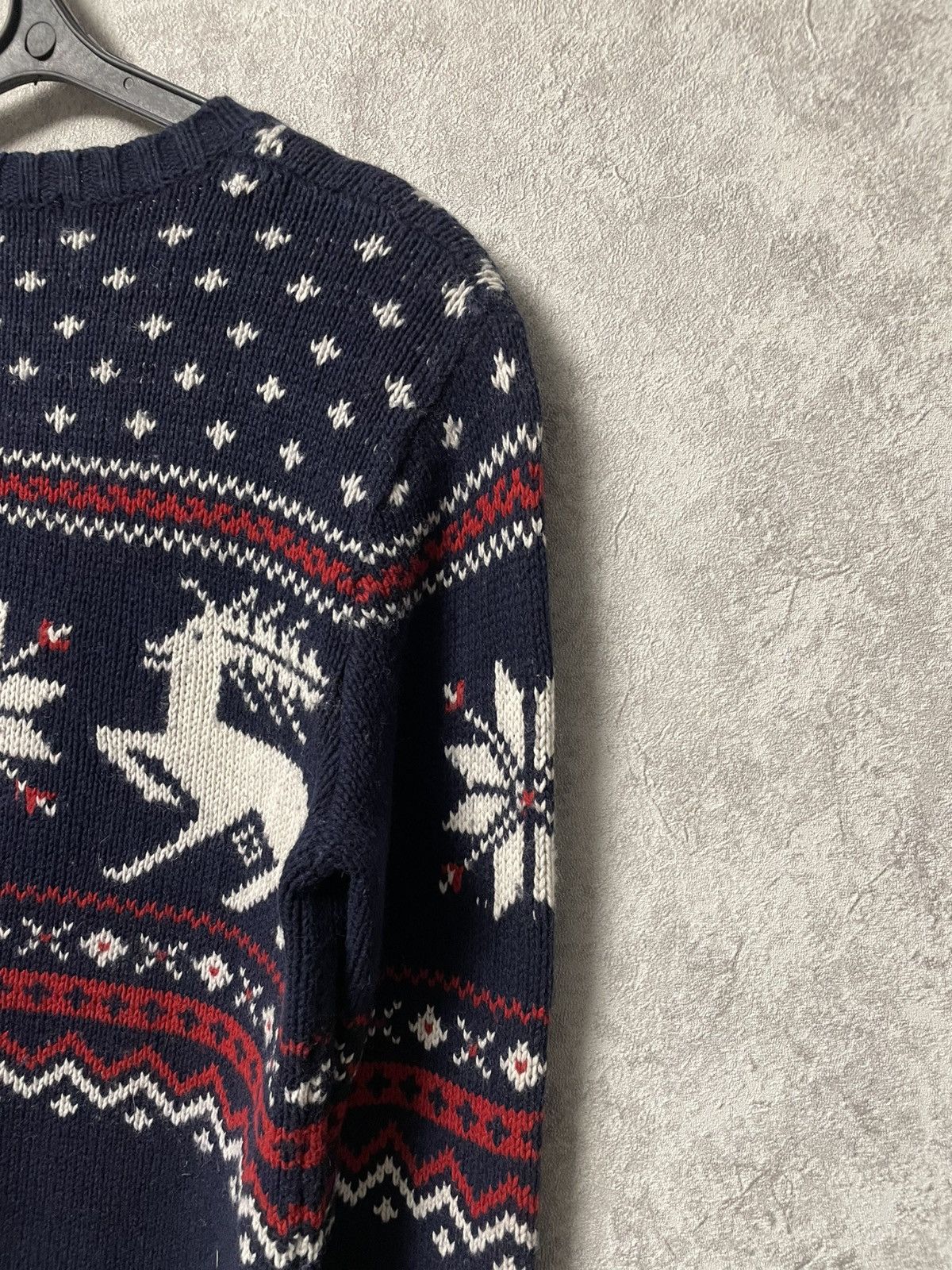 Polo Ralph Lauren Vintage Polo Ralph Lauren Snowflake Reindeer Sweater USA Size US S / EU 44-46 / 1 - 21 Thumbnail
