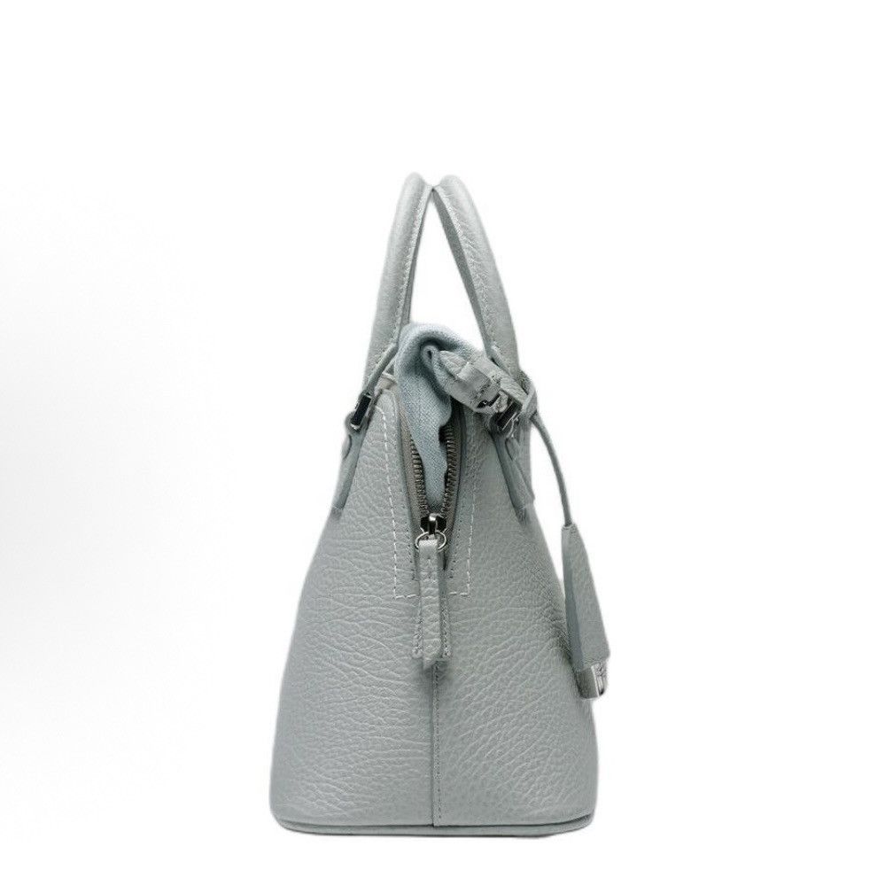 Maison Margiela NWT 5AC Classique Mini Bag Dusty Blue Pebbled Leather Size ONE SIZE - 3 Thumbnail
