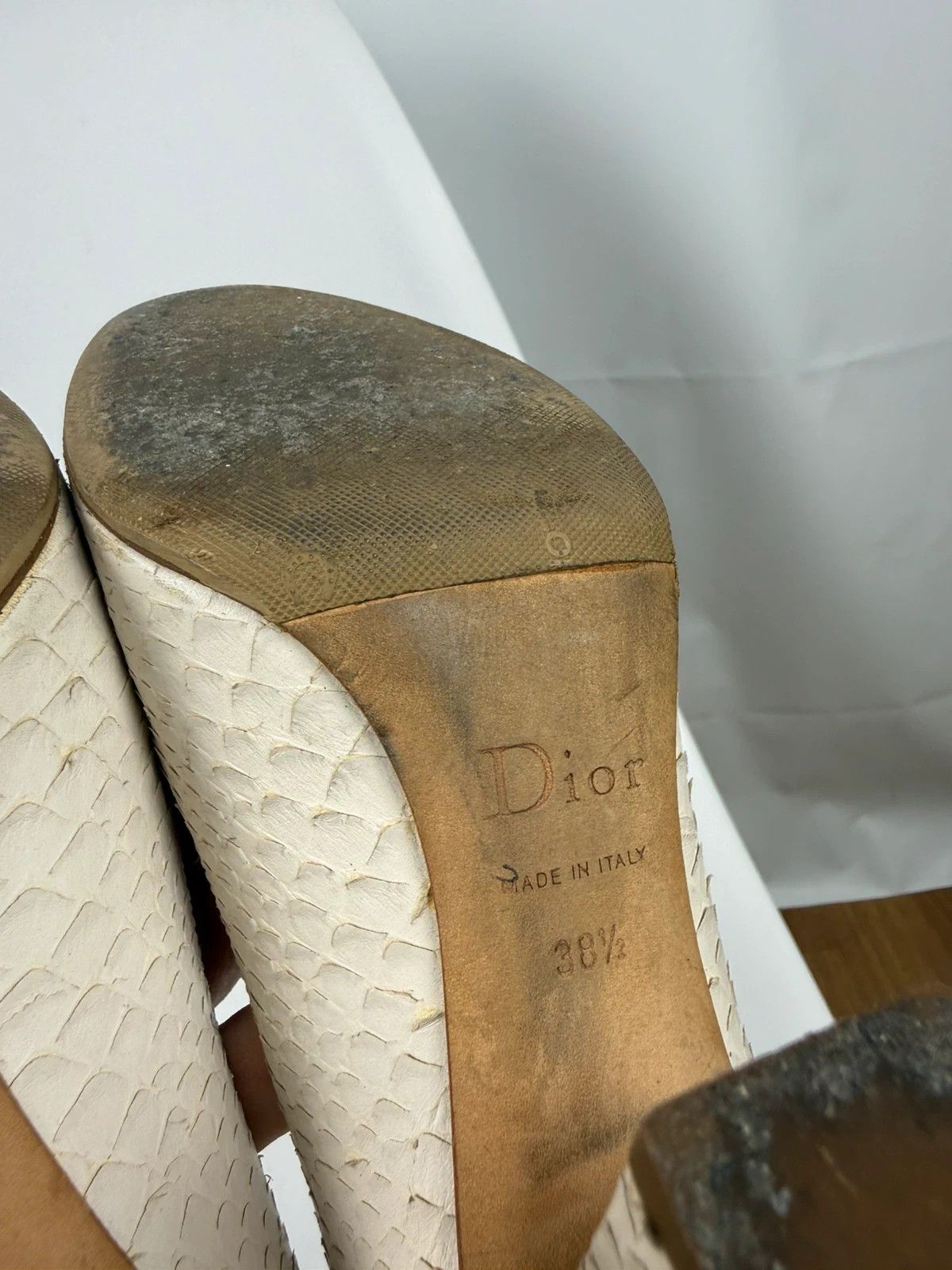 Dior Dior Leather Pumps size 38.5 Size US 8.5 / IT 38.5 - 7 Thumbnail