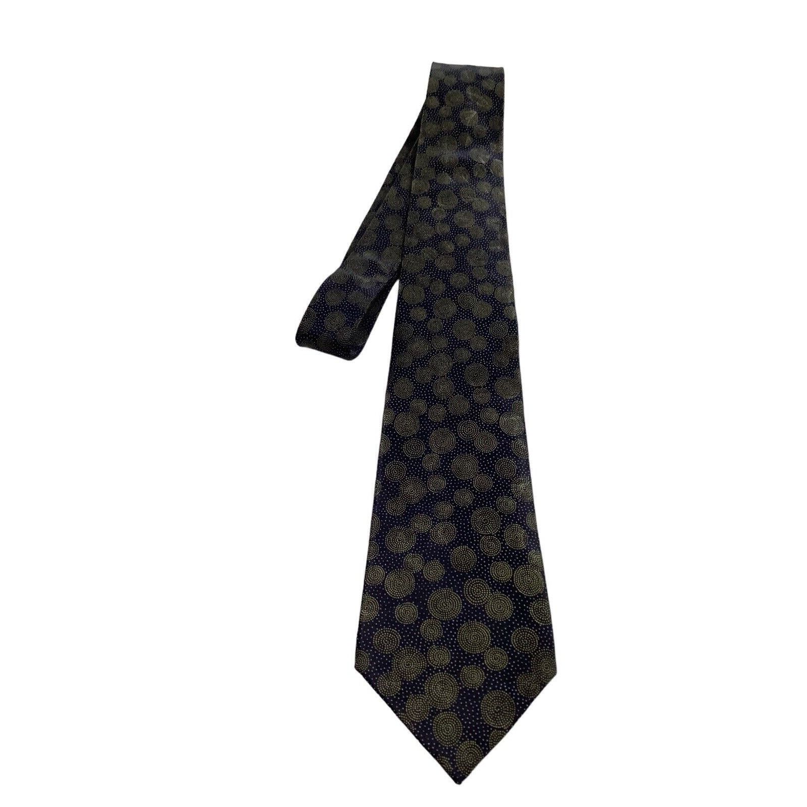 Lanvin LANVIN PARIS Black Geometric Luxury Designer Silk Tie France Size ONE SIZE - 7 Thumbnail