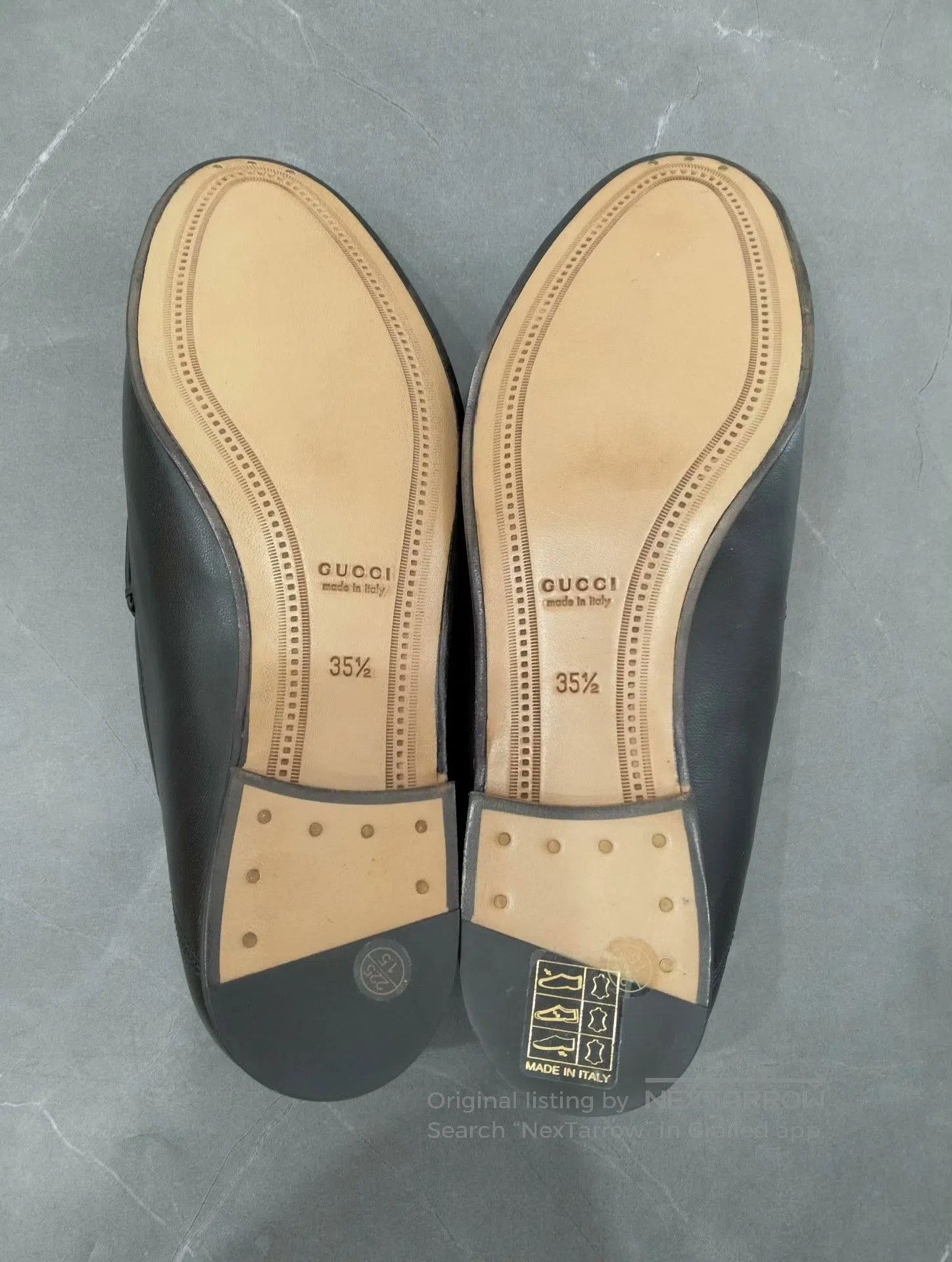Gucci Gucci Black Leather Horsebit Loafers. Size US 4.5 / IT 34.5 - 5 Thumbnail