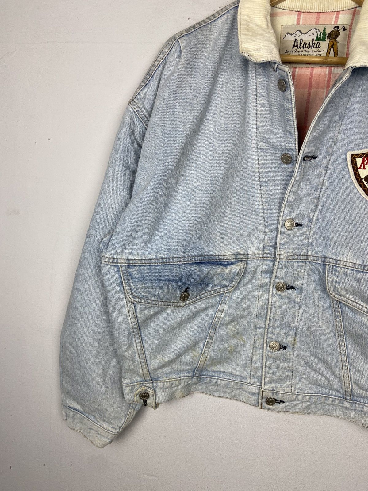 Levi's Vintage Clothing VINTAGE 80s LEVIS ALASKA WASHSTONE KING OF RIVER DENIM Size US L / EU 52-54 / 3 - 2 Thumbnail