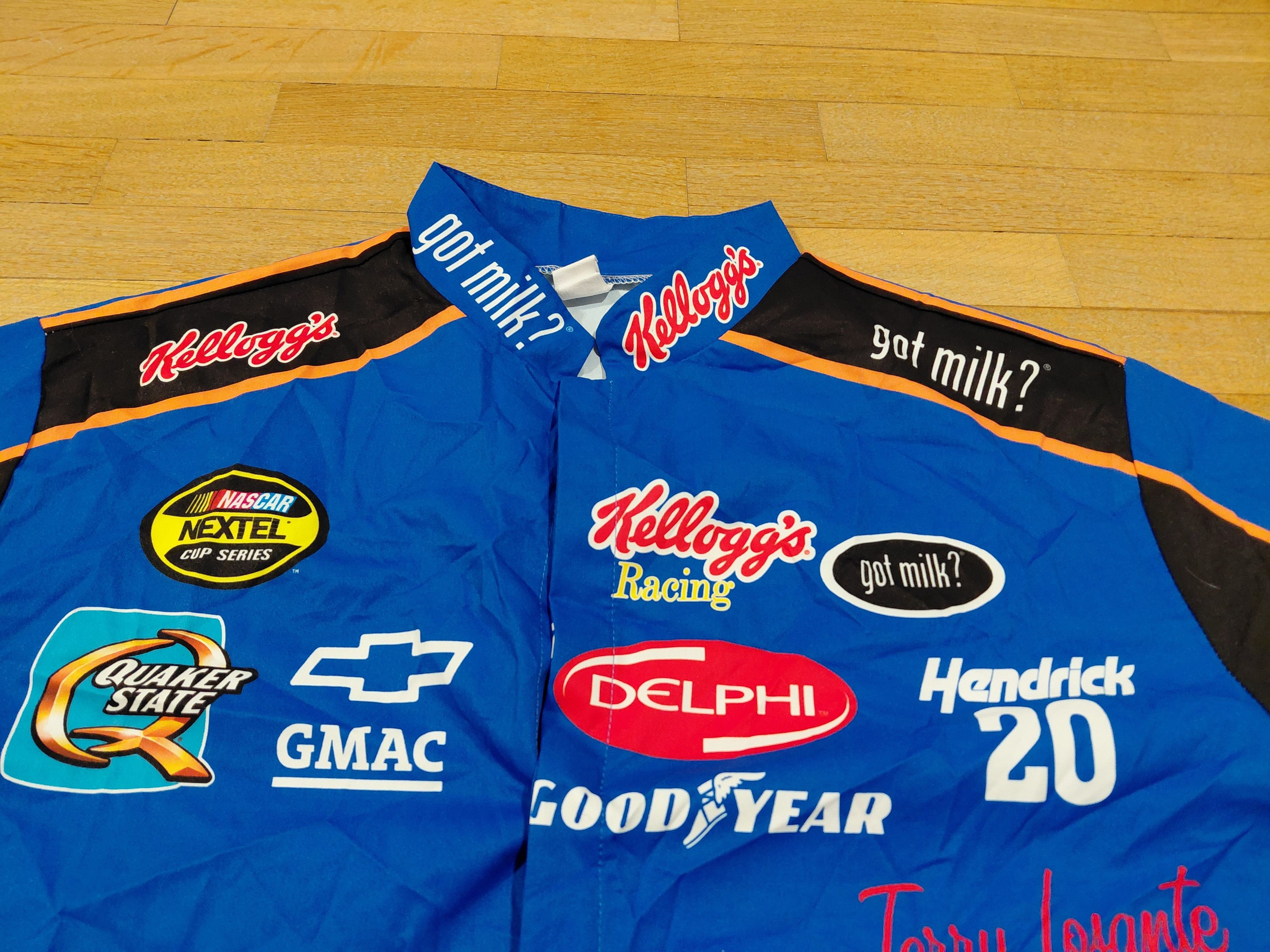 Vintage Vintage Nascar Cup Series Terry Labonte Kelloggs Racing Size US L / EU 52-54 / 3 - 3 Thumbnail