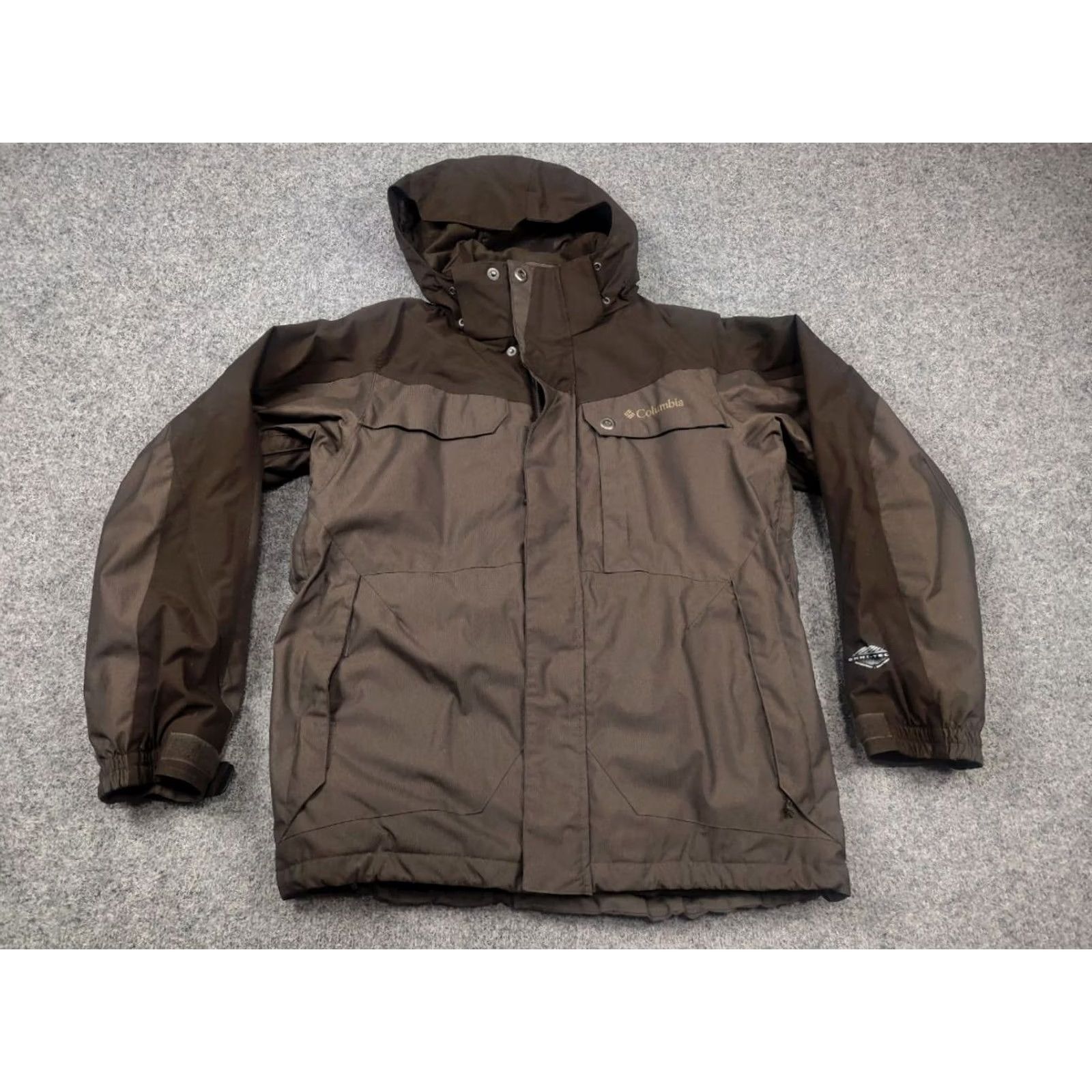 Logo 7 VINTAGE Columbia Timberline Jacket Brown Logo Zip Windbreaker Outdoor Mens M Brown 90s Era Size US M / EU 48-50 / 2 - 3 Thumbnail