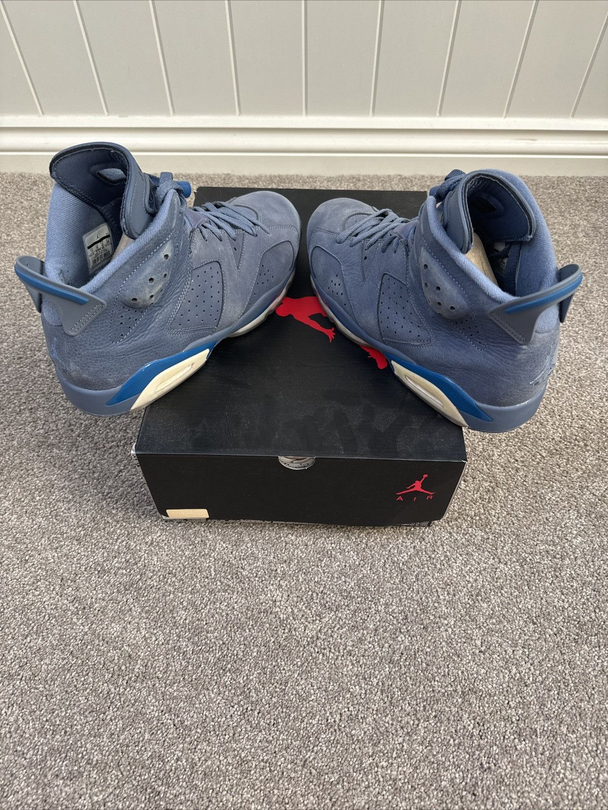 Nike Jordan 6 Diffused Blue Size US 11 / EU 44 - 4 Thumbnail
