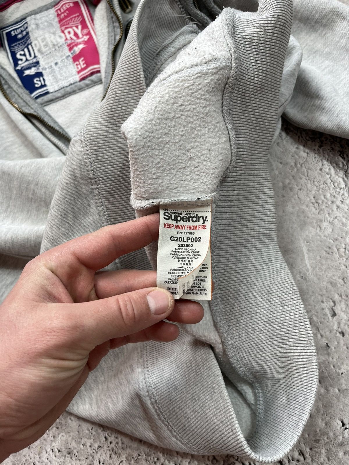 Superdry Superdry Fleece Zip Up Hoodie With Faux Fur Trim Hood Winter Size S / US 4 / IT 40 - 8 Thumbnail