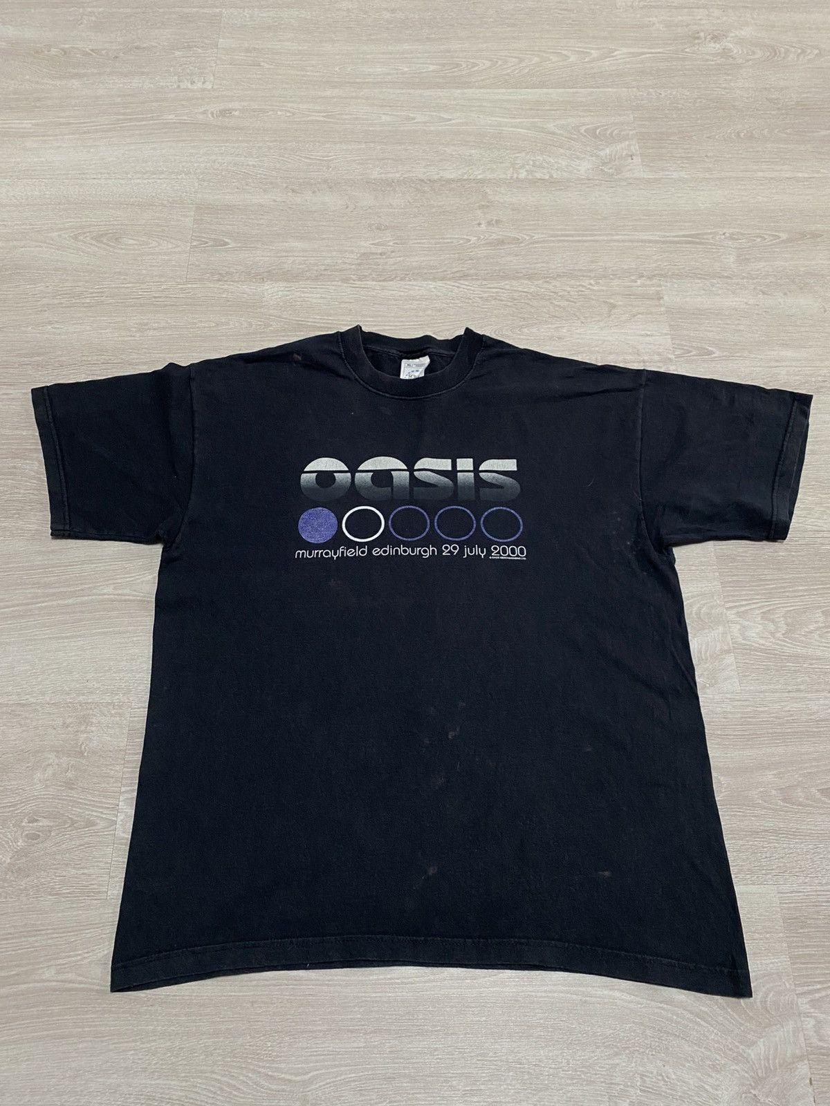 Oasis Tシャツ Screen Stars Lサイズ Vintage Vintage OASIS SCREEN STARS 2000 Big logo T-shirt | Grailed