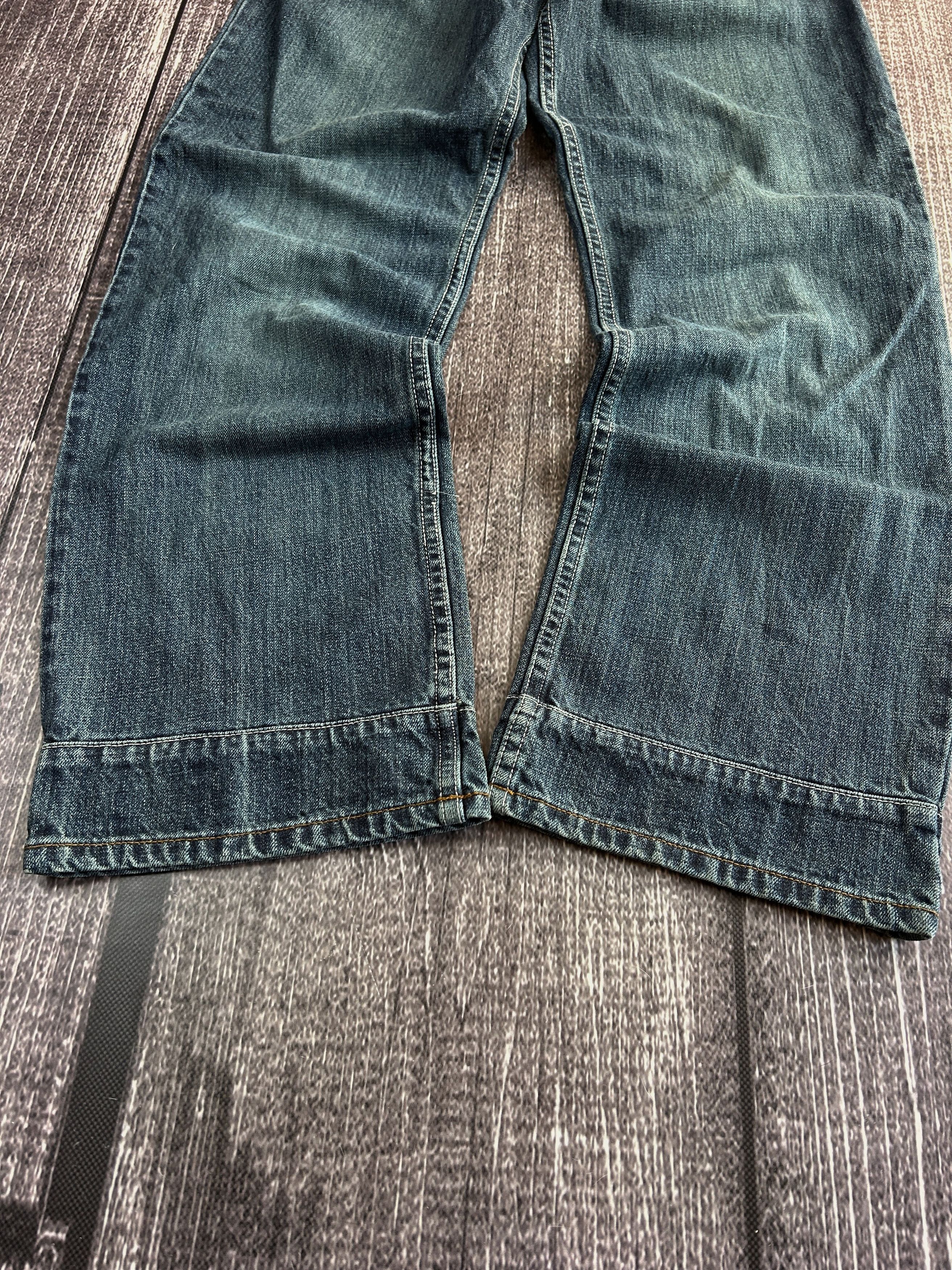 Vintage Y2K Animal Denim Jeans Wide Leg Vintage Logo Back Streetwear Size US 30 / EU 46 - 8 Thumbnail