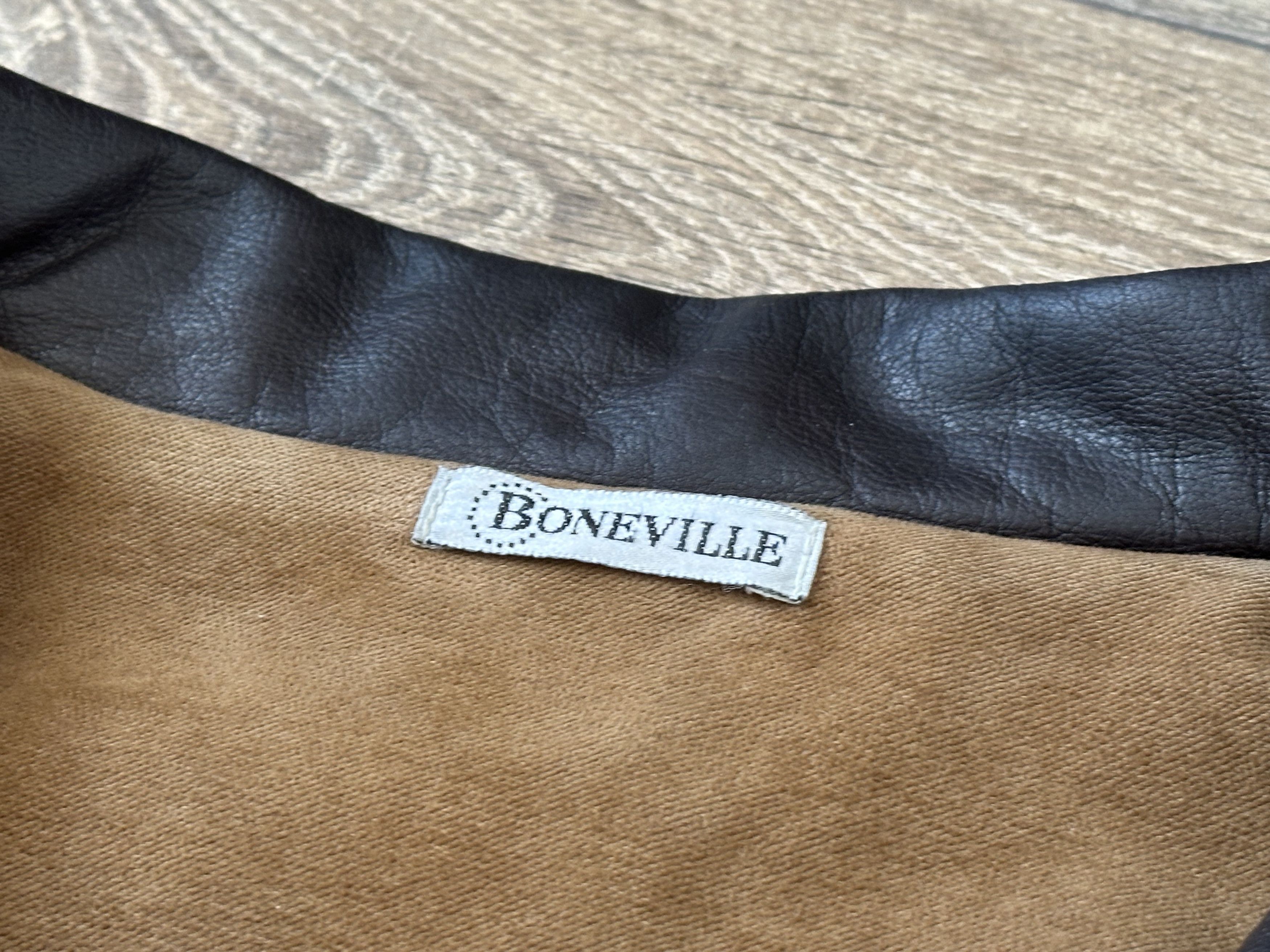 Boneville × C.P. Company × Massimo Osti 90's Boneville Leather Jacket Size US L / EU 52-54 / 3 - 2 Thumbnail