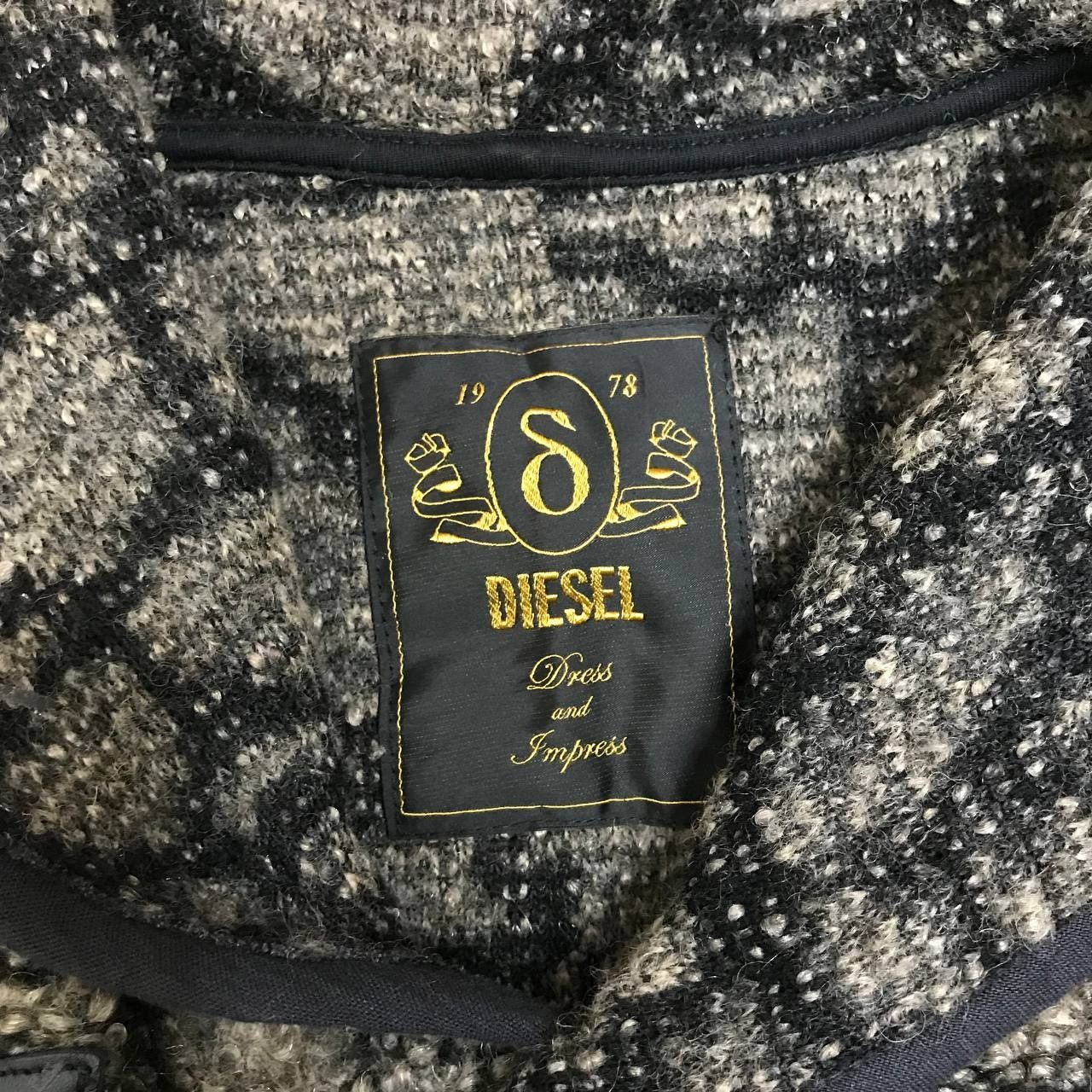 Diesel Black Gold DIESEL GOLD PONCHO CLOAK CAPE BATMAN KNITTED MOHAIR Size US S / EU 44-46 / 1 - 10 Thumbnail