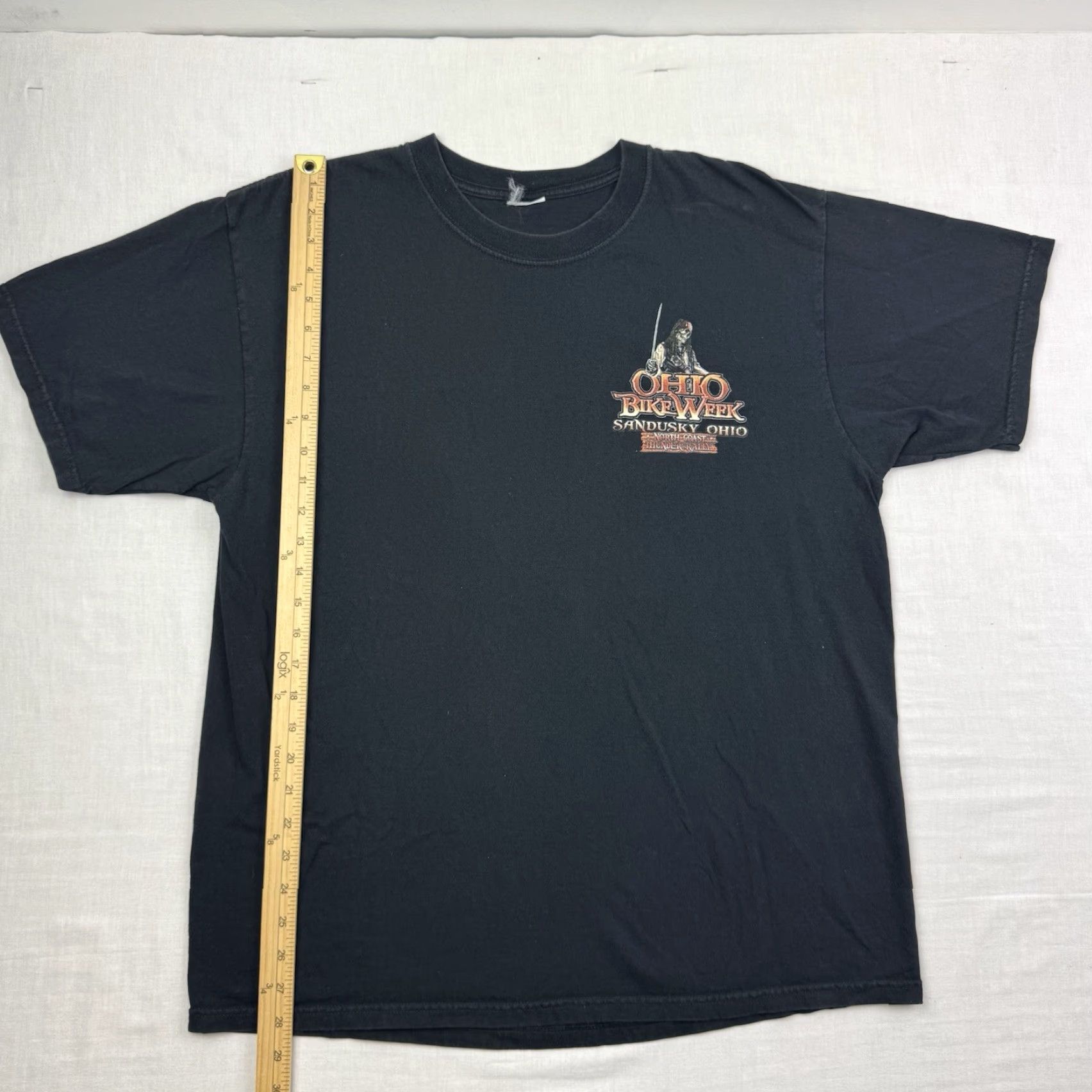 Vintage VINTAGE 2009 Ohio Bike Week T Shirt Adult Large Biker Motorcycle Y2K Jack Sparrow Mens Black Crew Neck Short Sleeve Solid Pattern Size US L / EU 52-54 / 3 - 5 Thumbnail