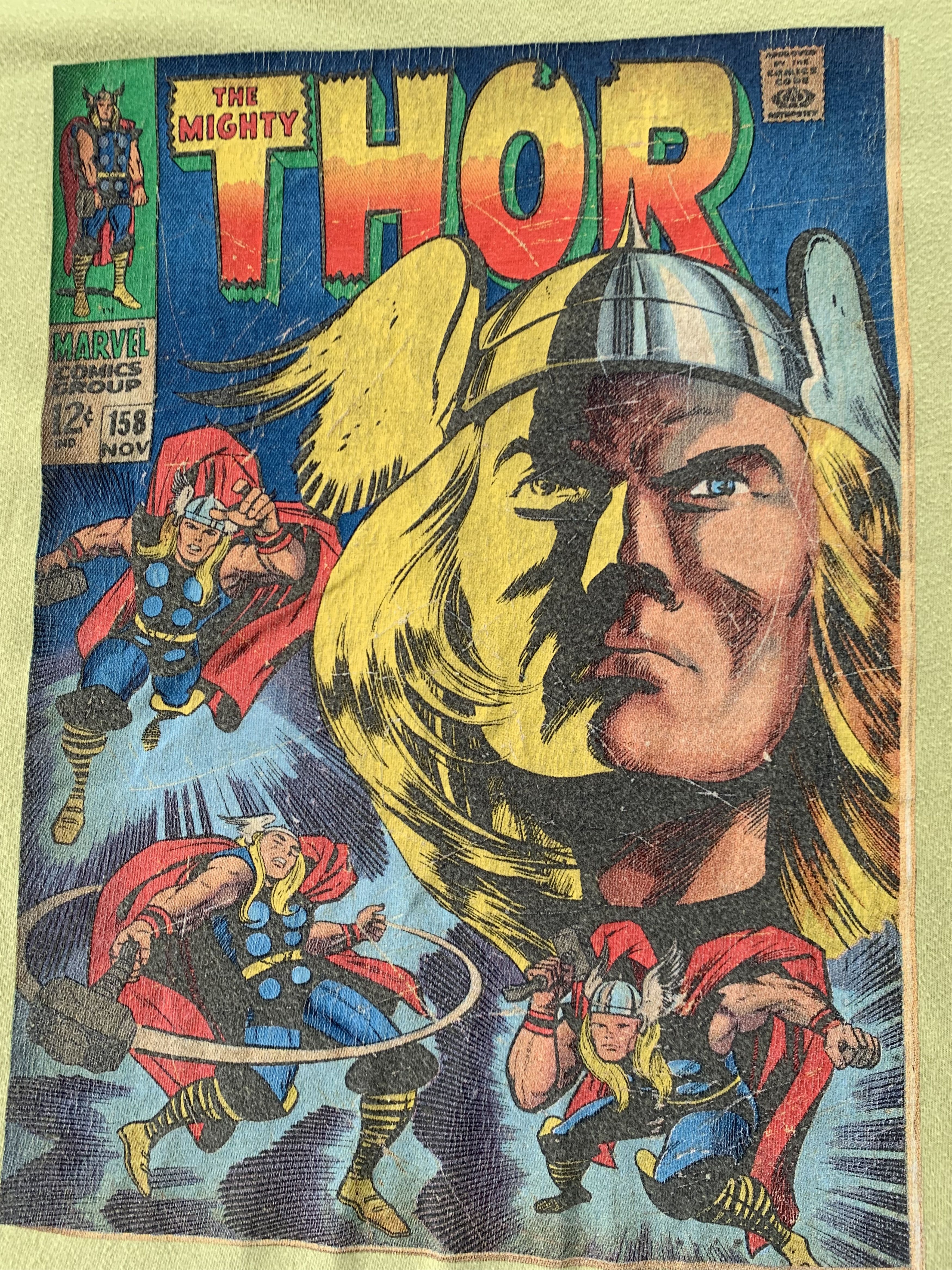 Marvel Comics × Vintage Marvel Thor Vintage Printed T-Shirt Size US L / EU 52-54 / 3 - 5 Thumbnail