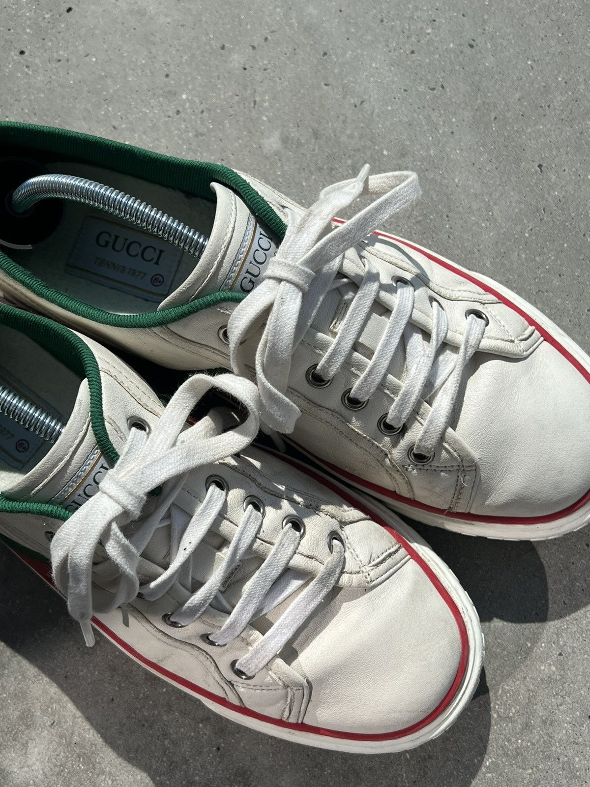 Gucci Gucci tennis 1977 ace low-top sneakers Size US 7 / EU 40 - 10 Thumbnail