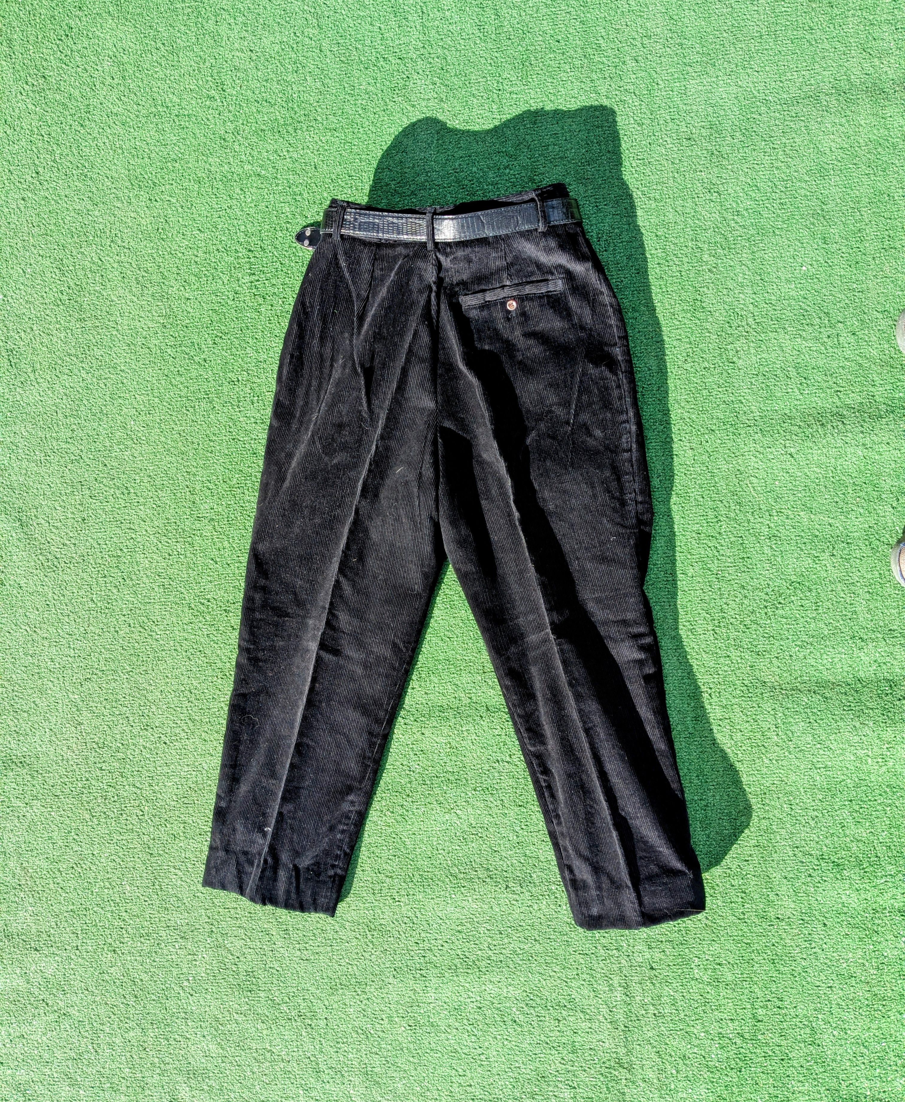 Designer Rafaella Corduroy Pants Petite Straight Leg Zip High-Rise Size 24" / US 00 / IT 34 - 2 Thumbnail