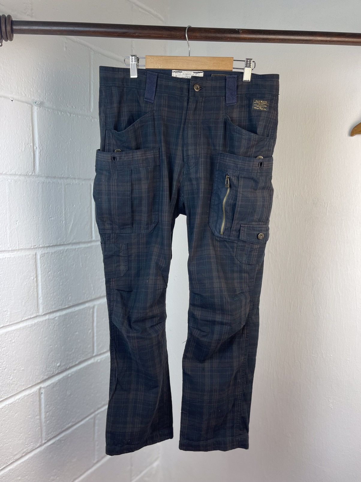 image of If Six Was Nine x Le Grande Bleu L G B Back Number X Mfg Type 1950 Cargo Pants in Black (Size 32)