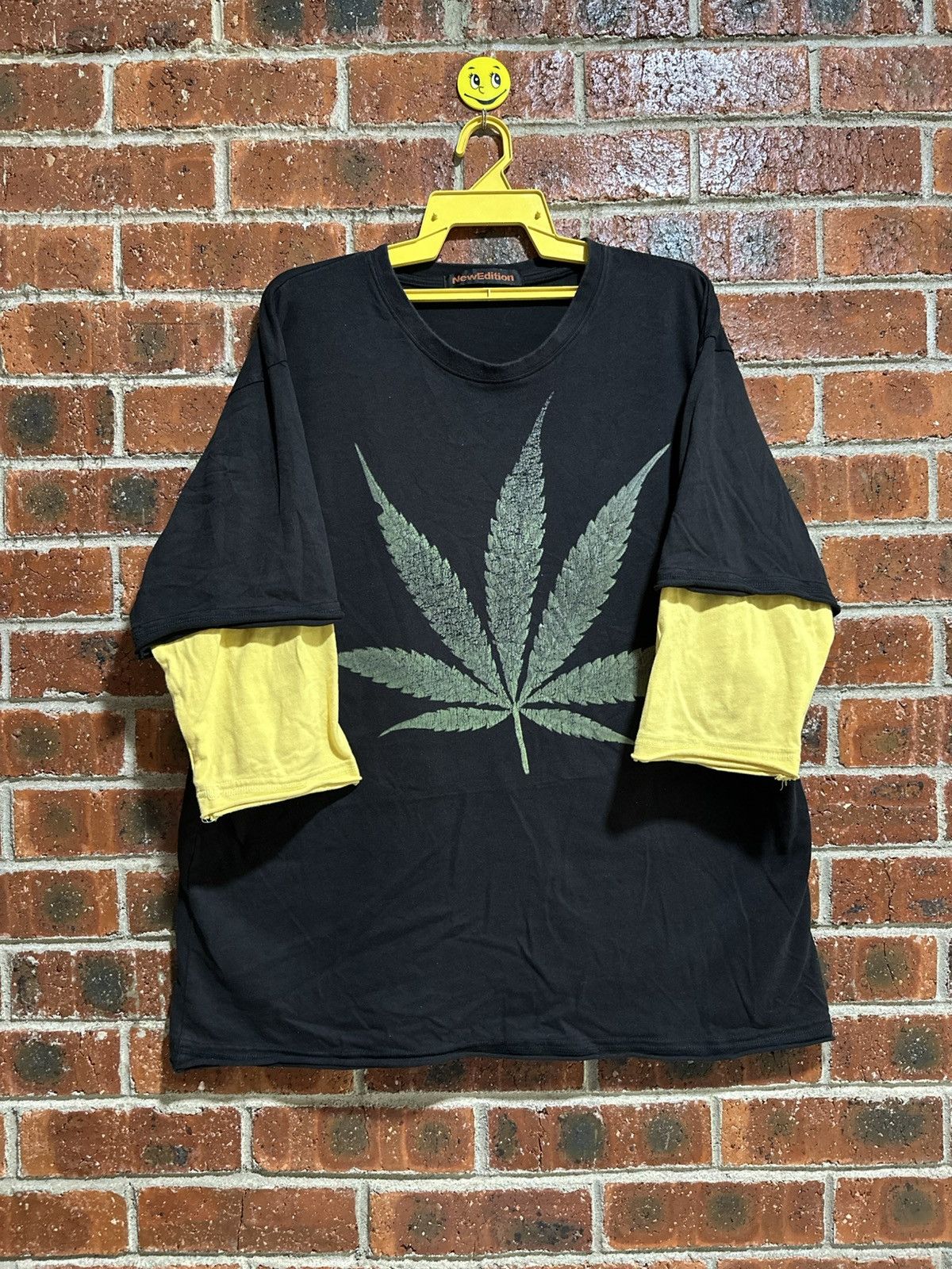 Bob Marley Vintage Back To Africa Rasta Flag Three Quater Tee Size US XXL / EU 58 / 5 - 2 Thumbnail