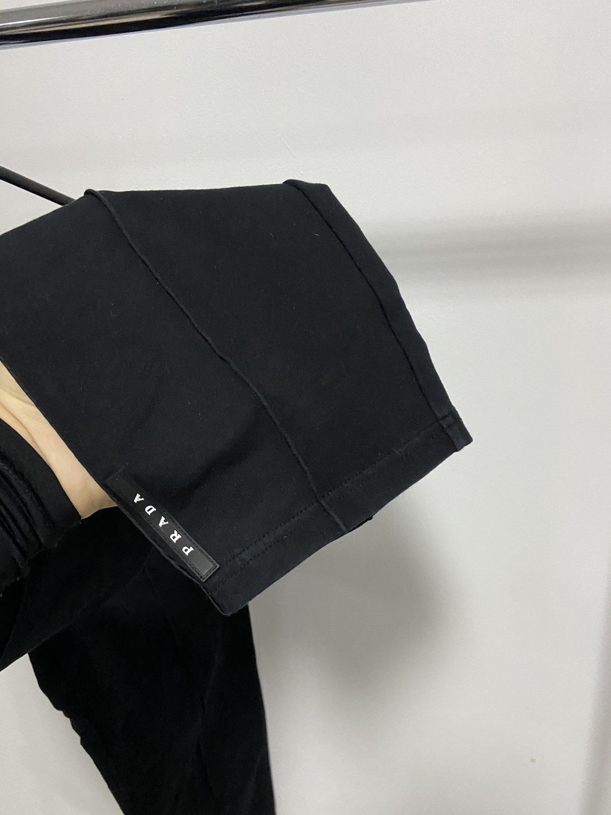 Prada × Vintage Prada cropped Pants Vintage Luxury black tab Logo Size US 32 / EU 48 - 10 Thumbnail