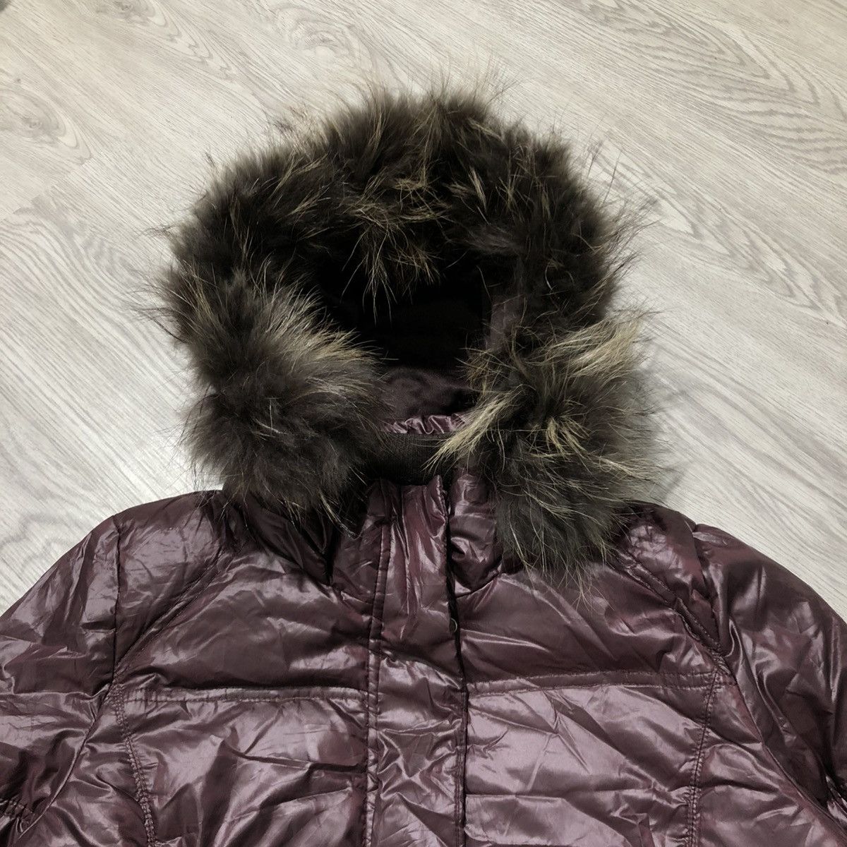 Japanese Brand 2000s Ragello Puffer Down Jacket Fur Ziphoodie Lgb Size US L / EU 52-54 / 3 - 11 Thumbnail