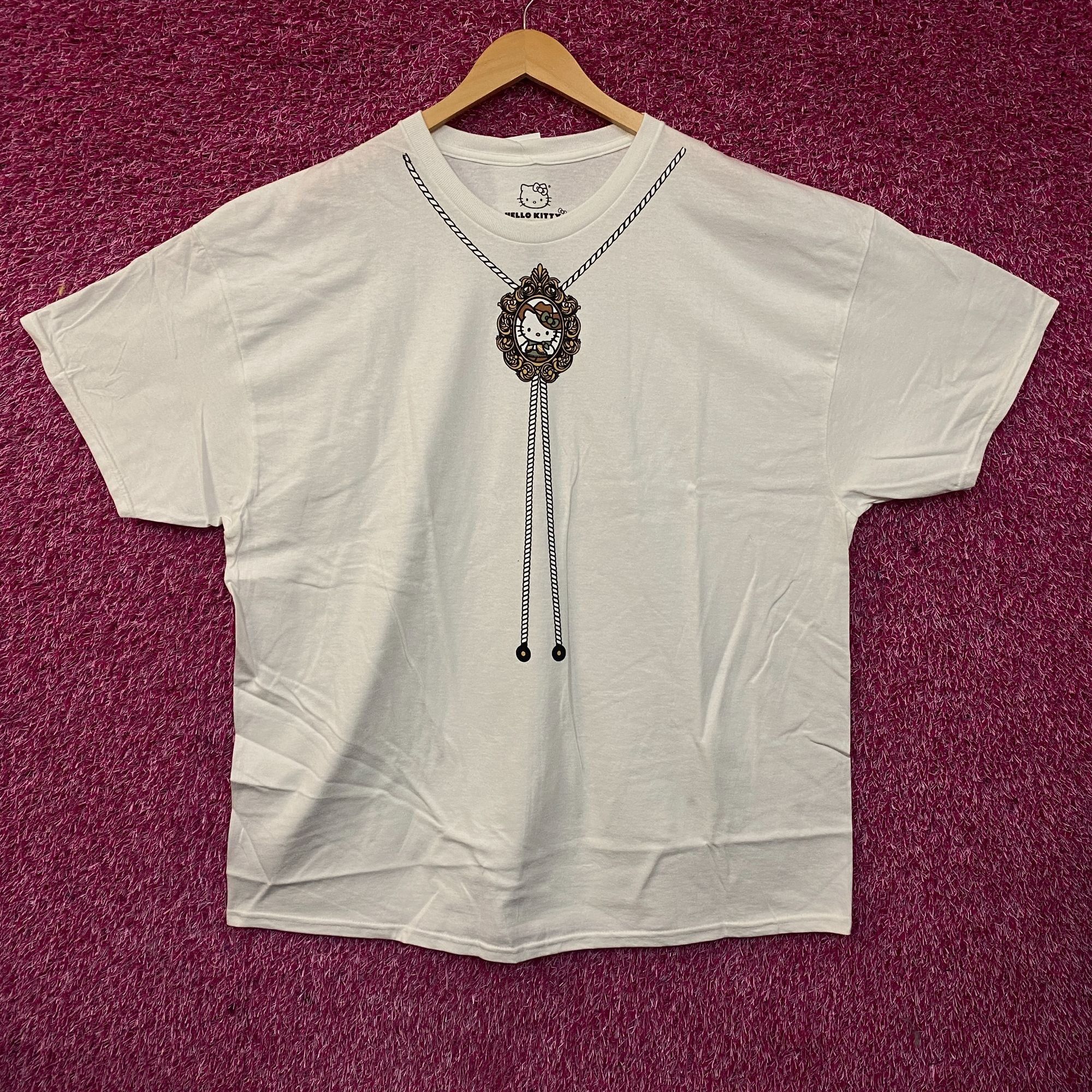 Other Sanrio Hello Kitty Bolo Tie Cute Graphic T-Shirt Large 2XL Size XXL / US 16-18 / IT 52-54 - 1 Thumbnail