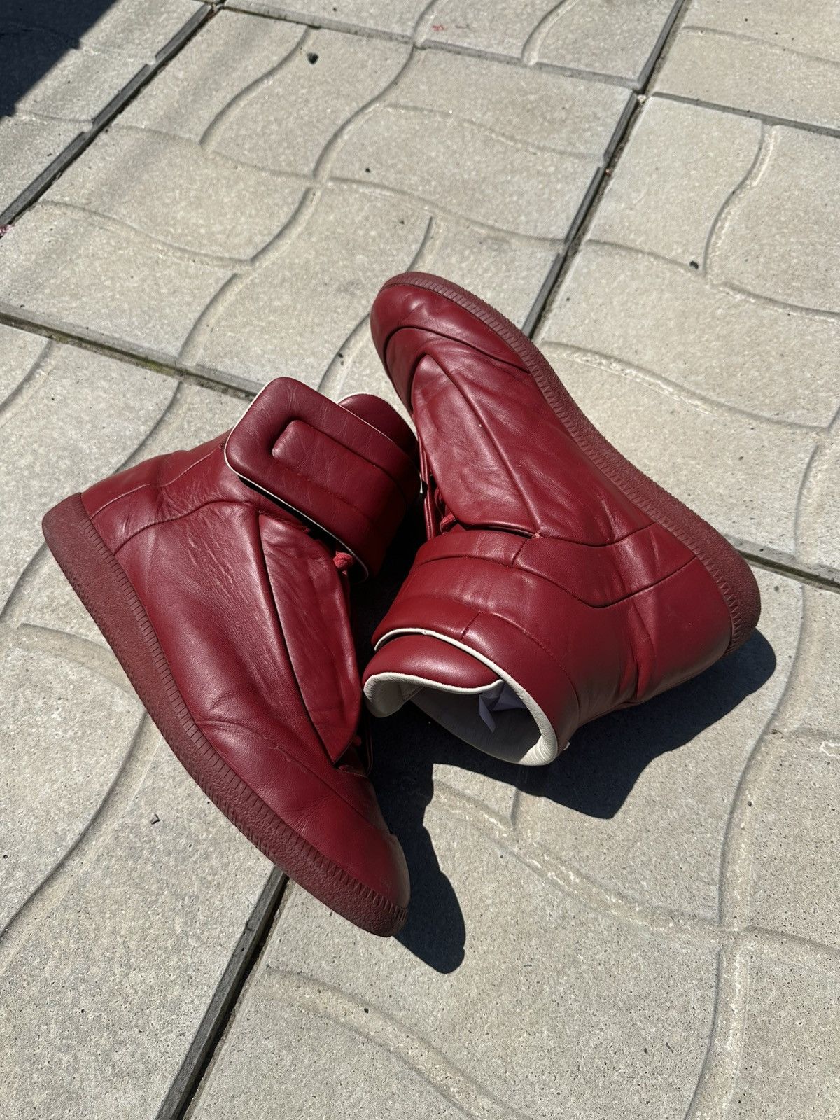 Maison Margiela Maison Margiela Future High-Top Leather Trainers Size US 11 / EU 44 - 3 Thumbnail