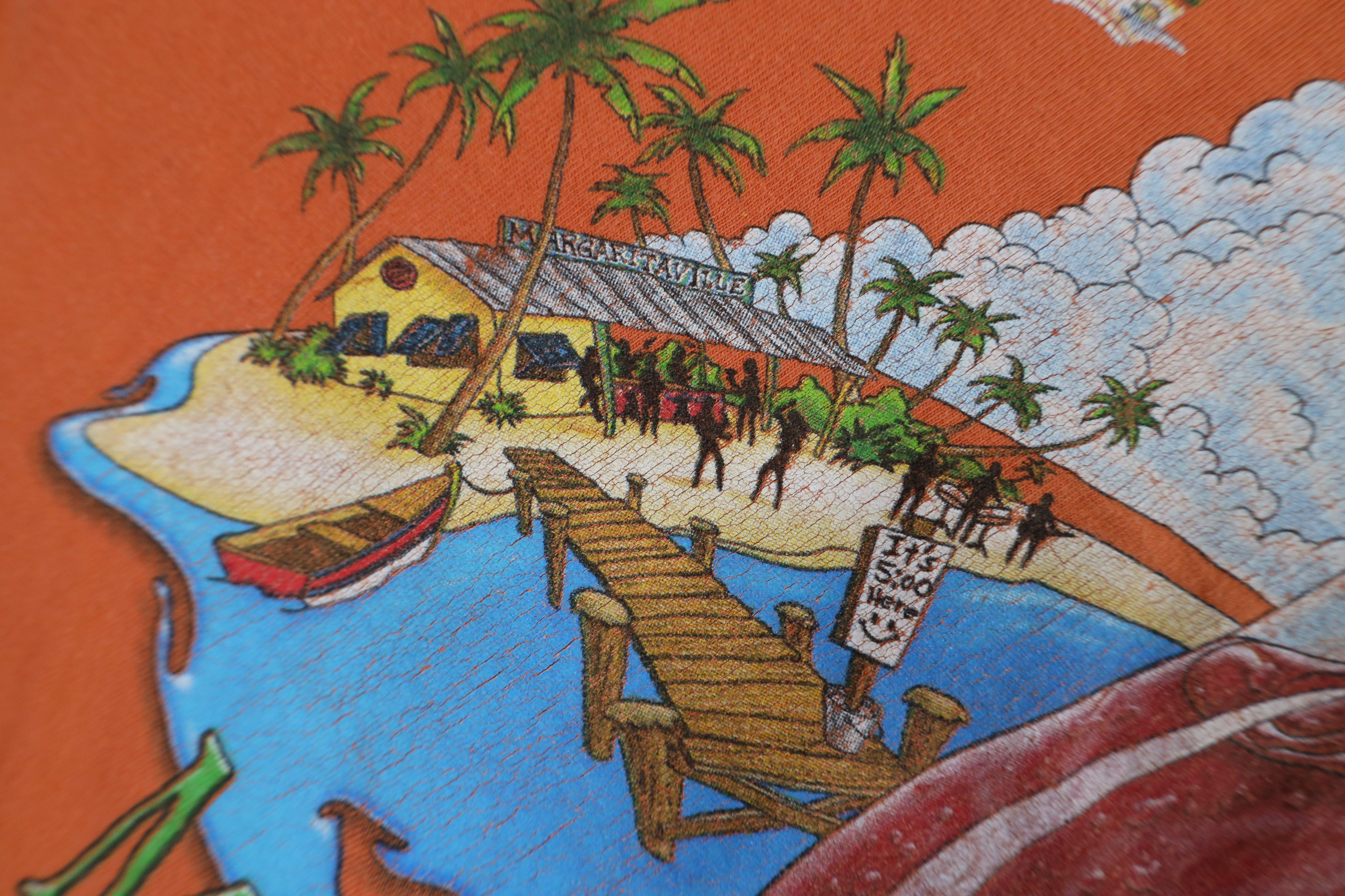 Vintage Vintage Y2K Jimmy Buffett Margaritaville T-Shirt Cotton Size US L / EU 52-54 / 3 - 10 Thumbnail
